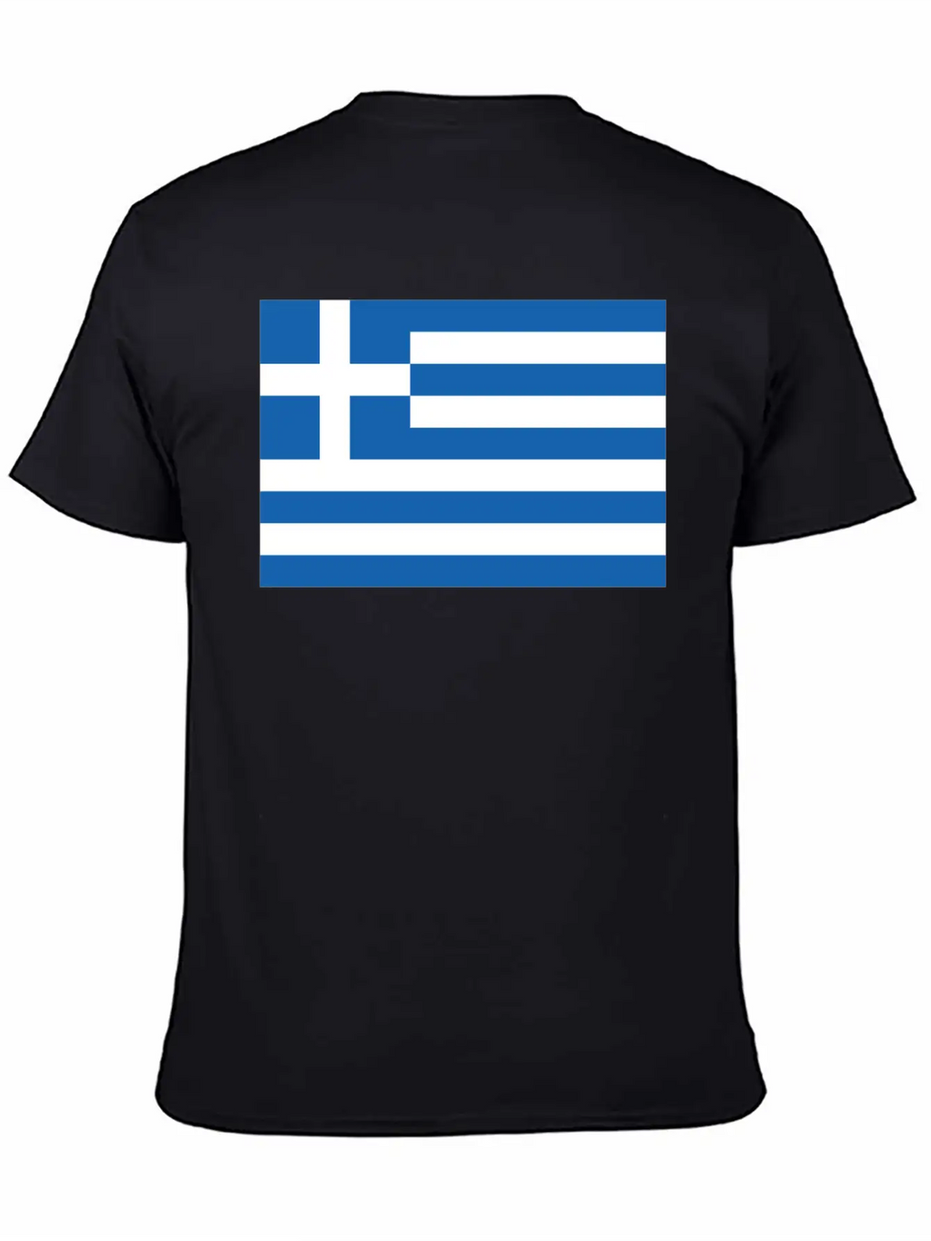 Greek Flag Essential Cotton Tee For Daily Outfits – Unisex Style