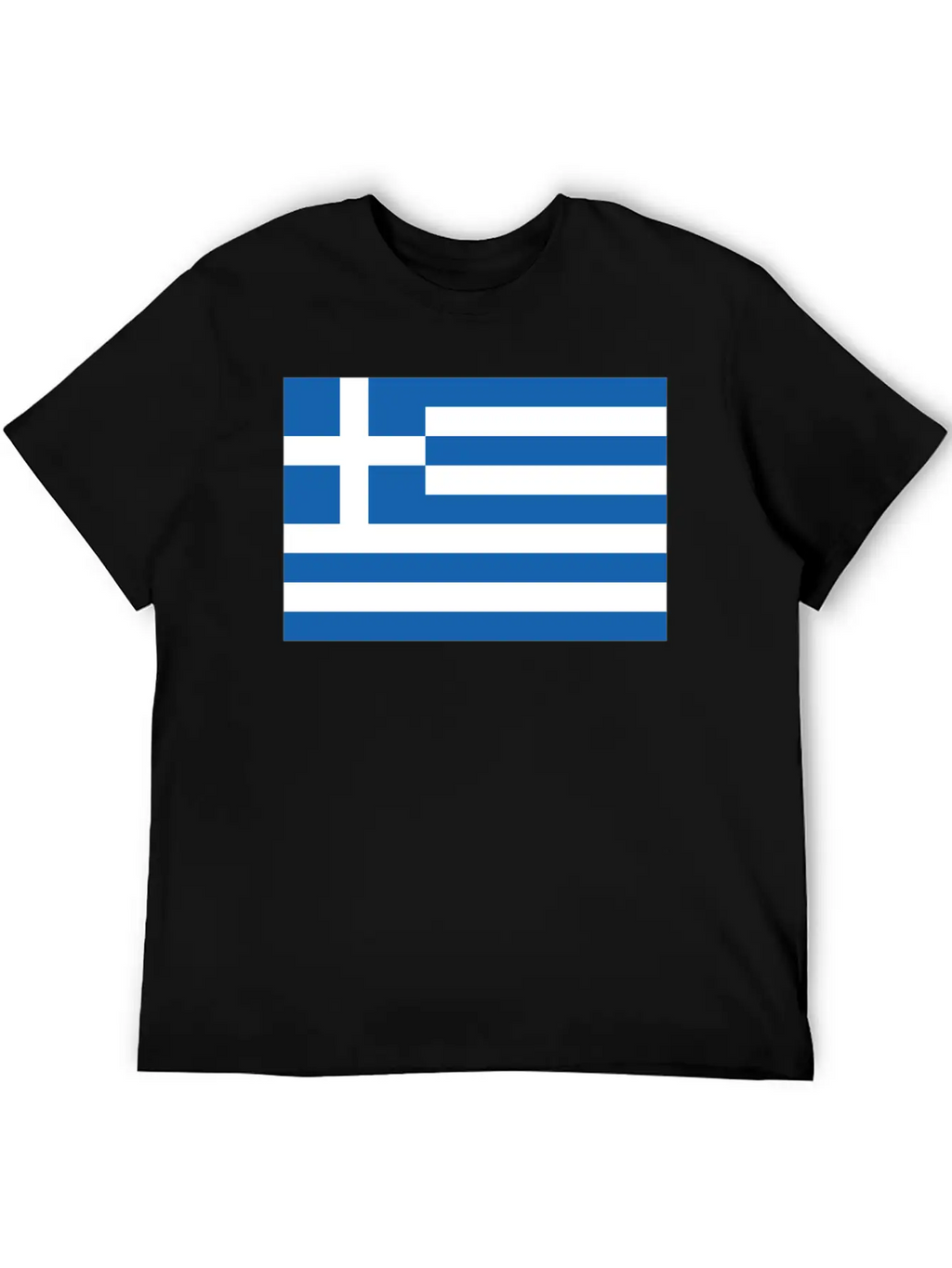 Greek Flag Essential Cotton Tee For Daily Outfits – Unisex Style