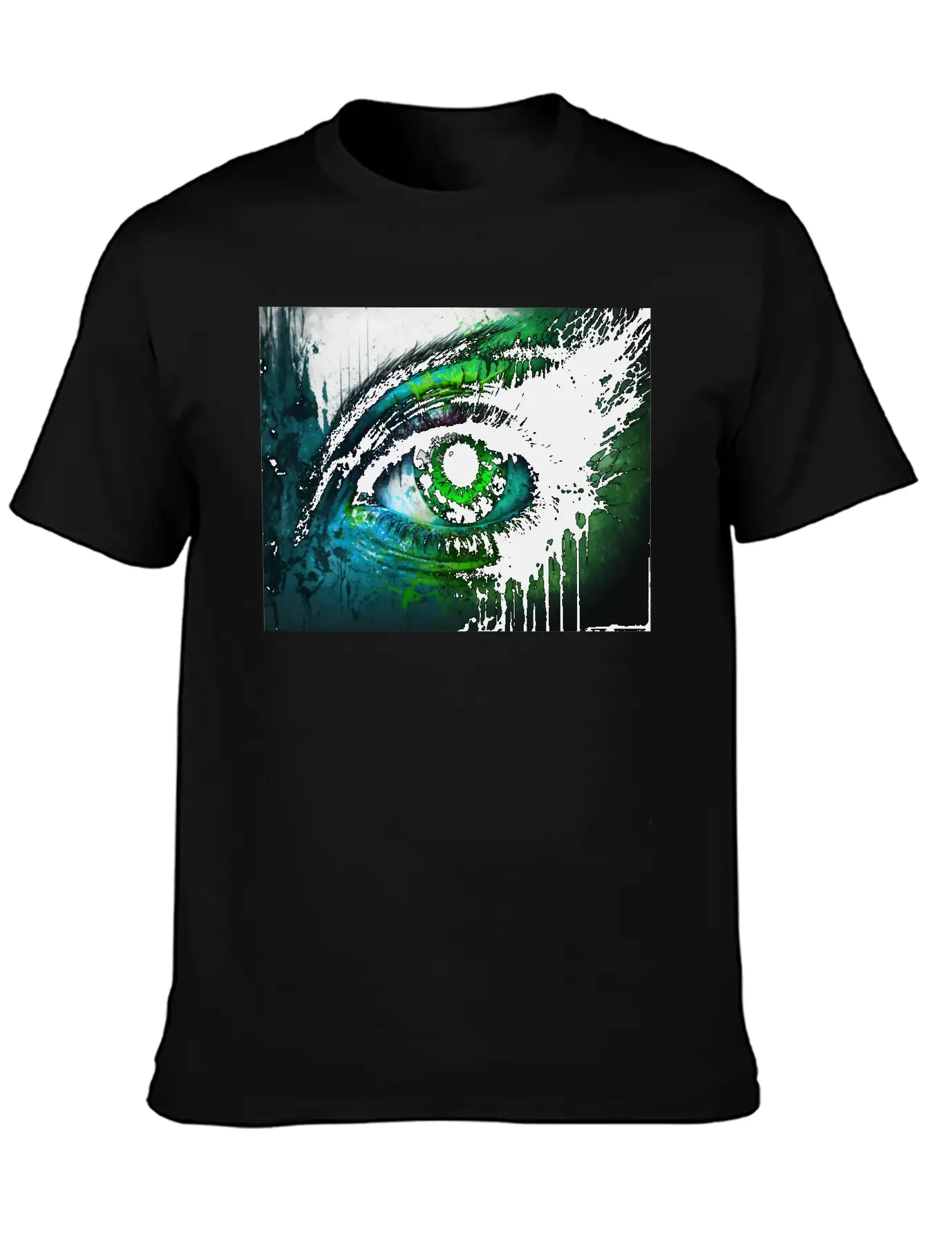 Green Eye Stylish Everyday T-Shirt – Unisex Basic Cotton Tee