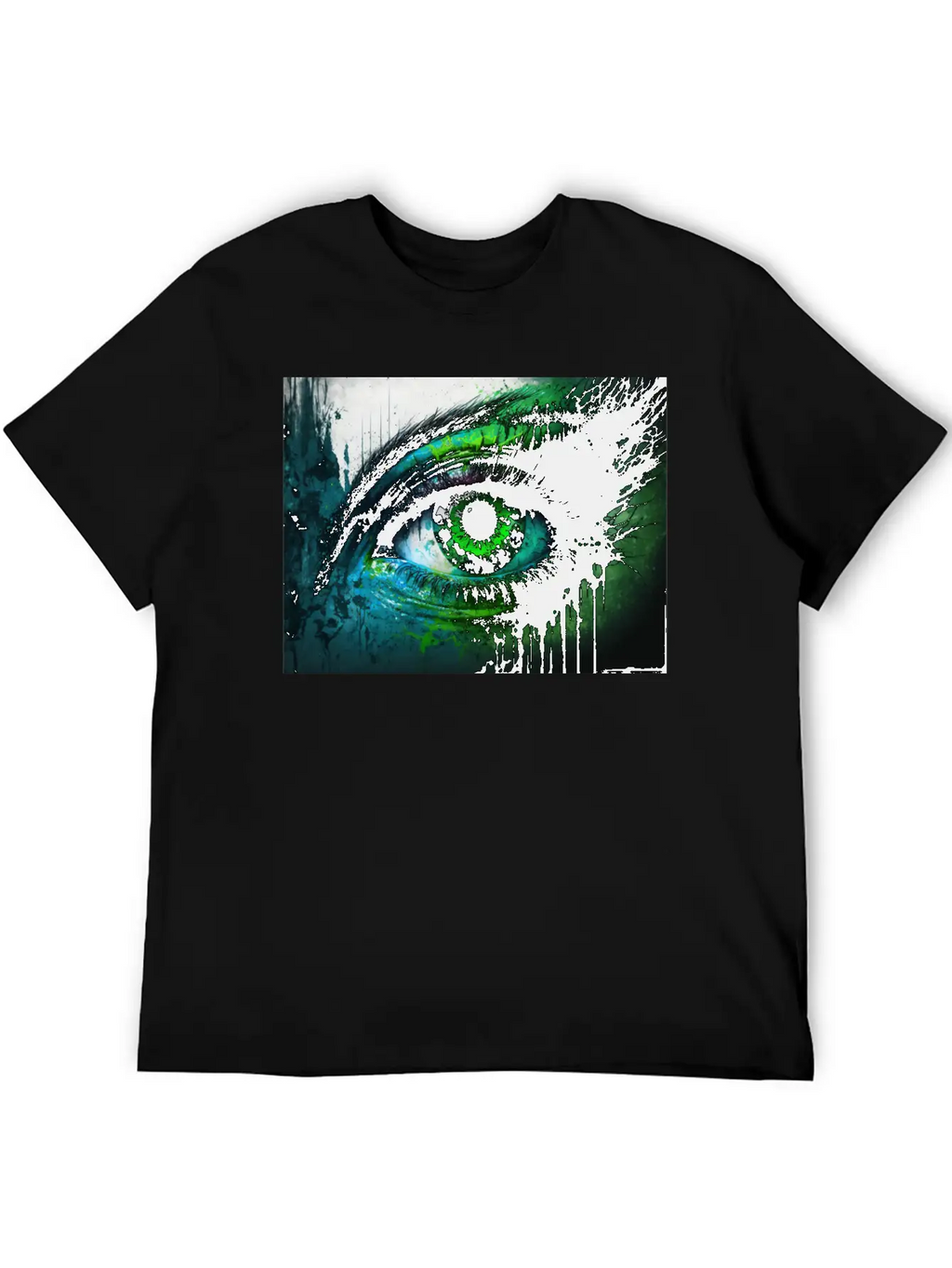Green Eye Stylish Everyday T-Shirt – Unisex Basic Cotton Tee