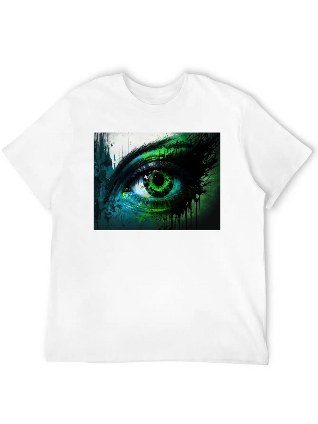 Green Eye Stylish Everyday T-Shirt – Unisex Basic Cotton Tee