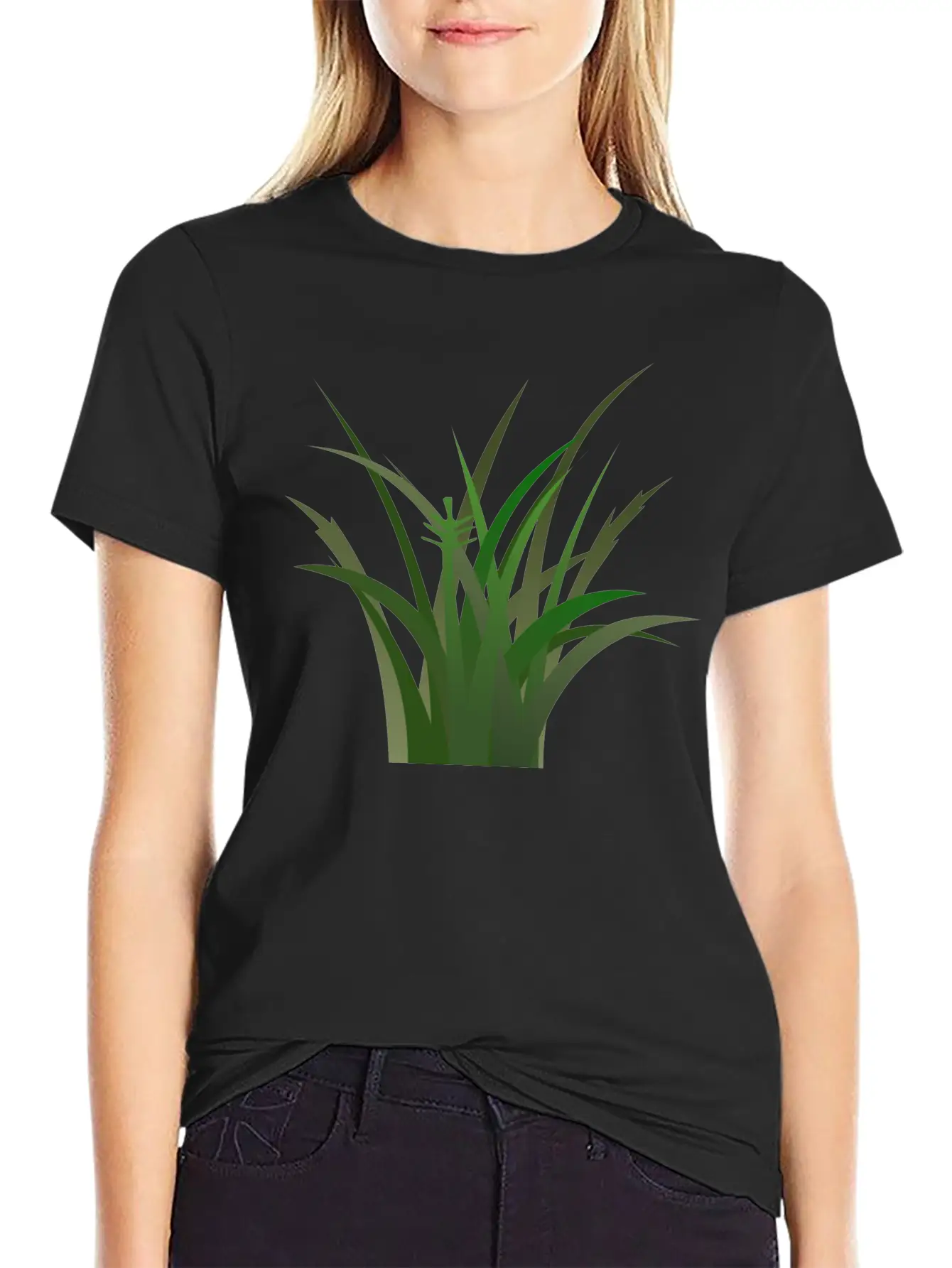 Green Grass Unisex Short Sleeve Soft Cotton T-Shirt – Casual Everyday Wear