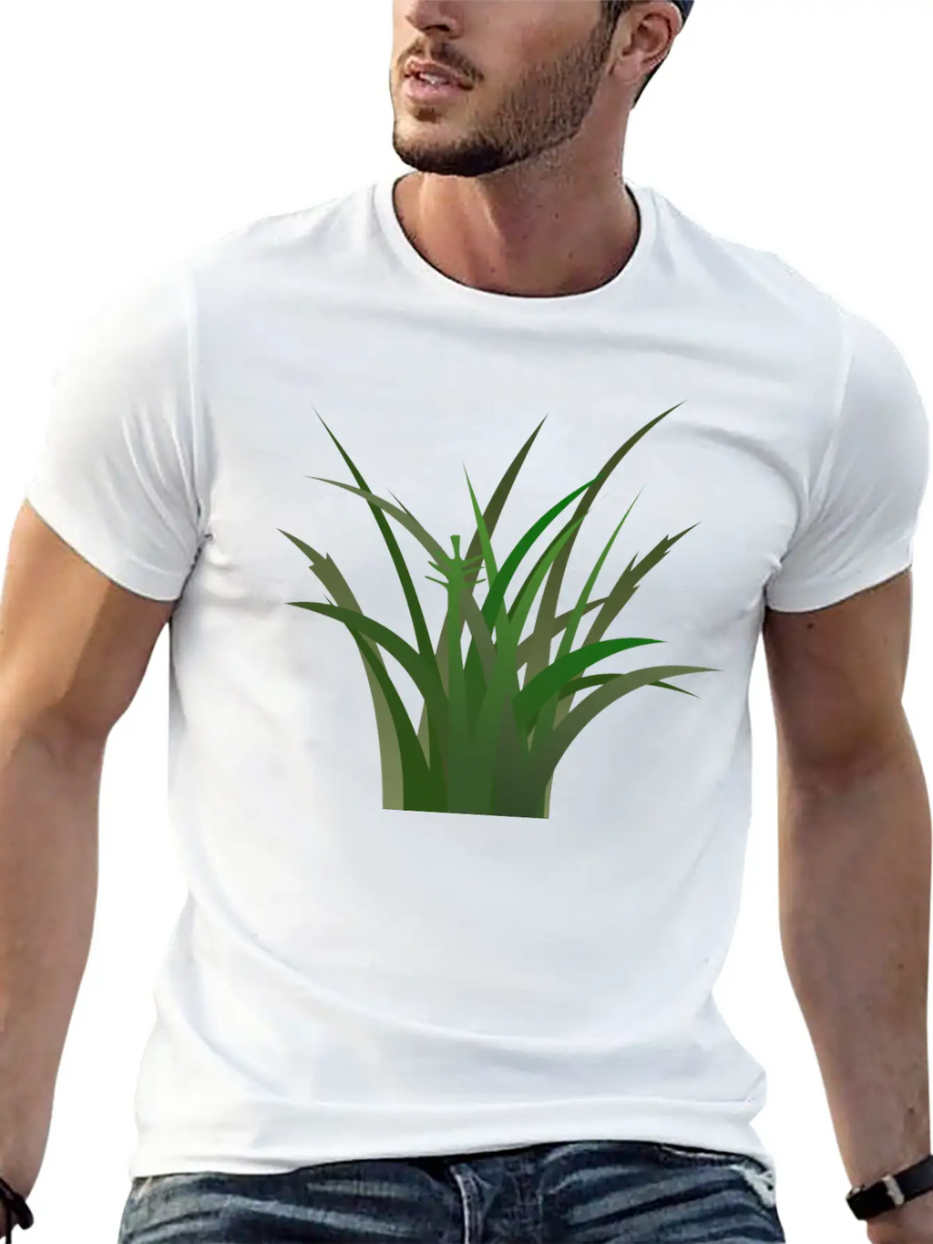 Green Grass Unisex Short Sleeve Soft Cotton T-Shirt – Casual Everyday Wear