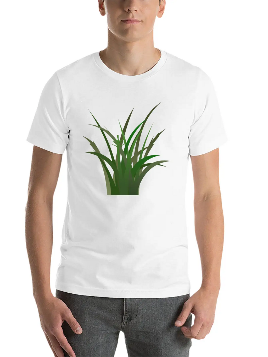 Green Grass Unisex Short Sleeve Soft Cotton T-Shirt – Casual Everyday Wear