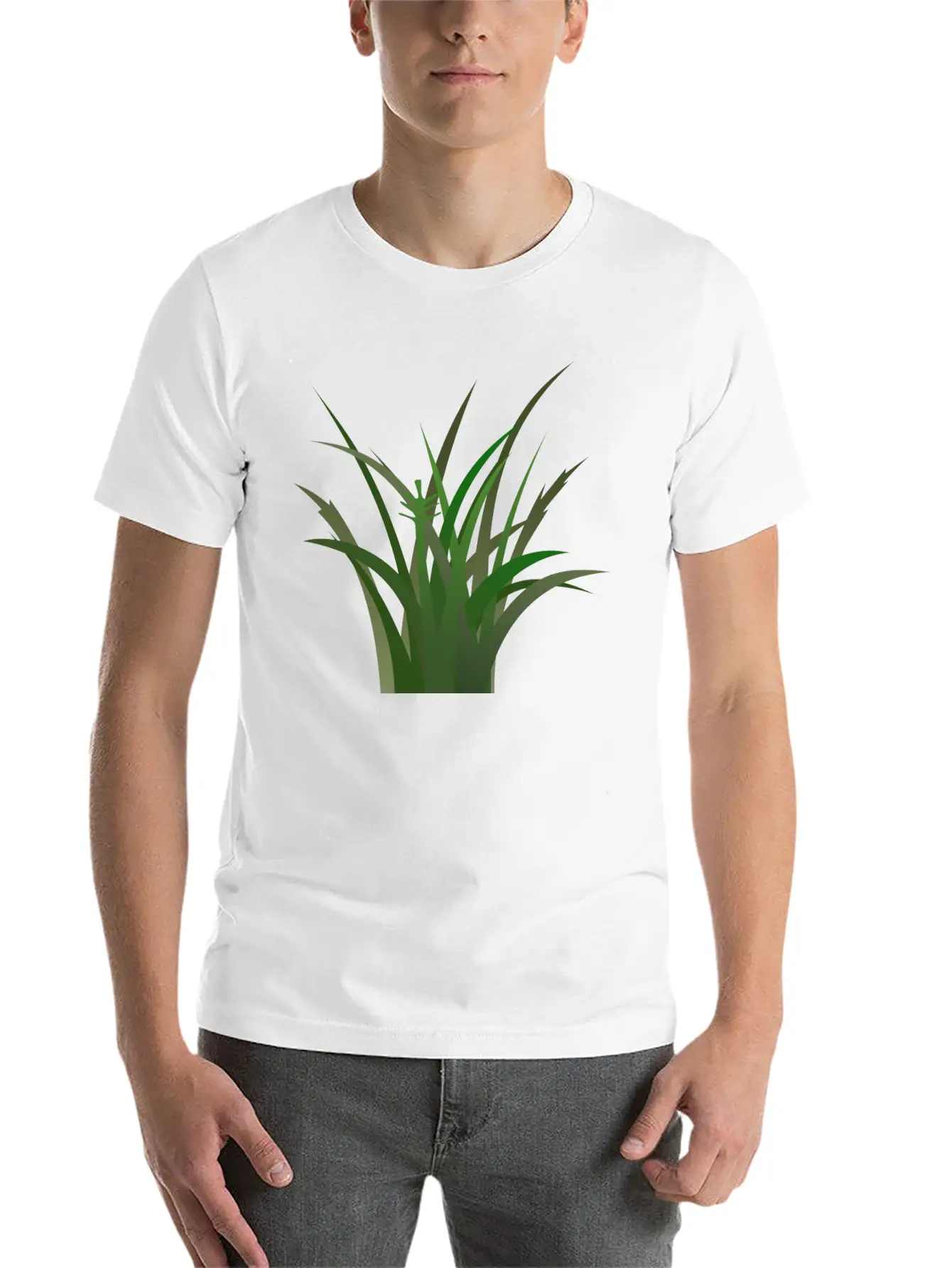 Green Grass Unisex Short Sleeve Soft Cotton T-Shirt – Casual Everyday Wear