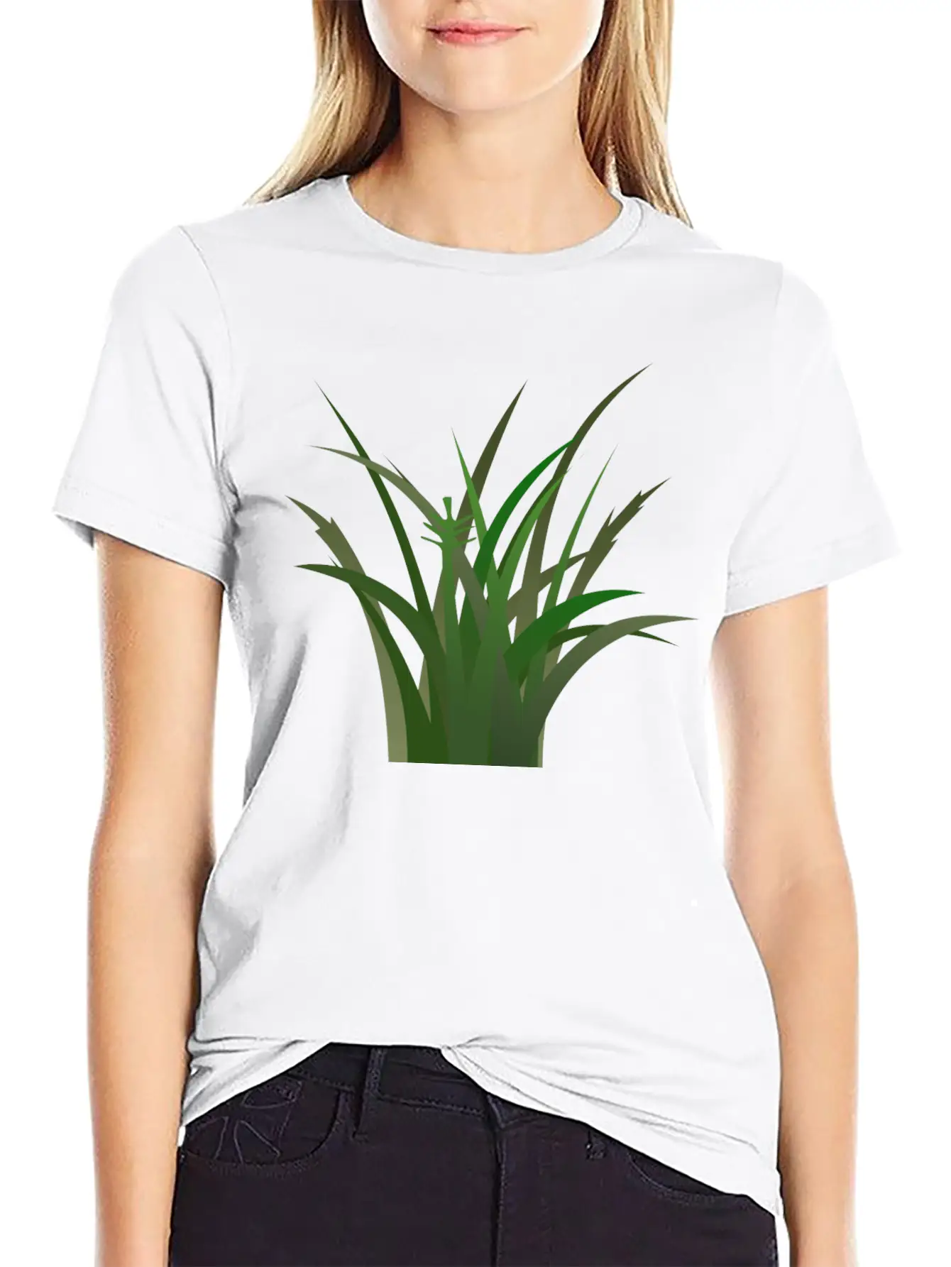 Green Grass Unisex Short Sleeve Soft Cotton T-Shirt – Casual Everyday Wear