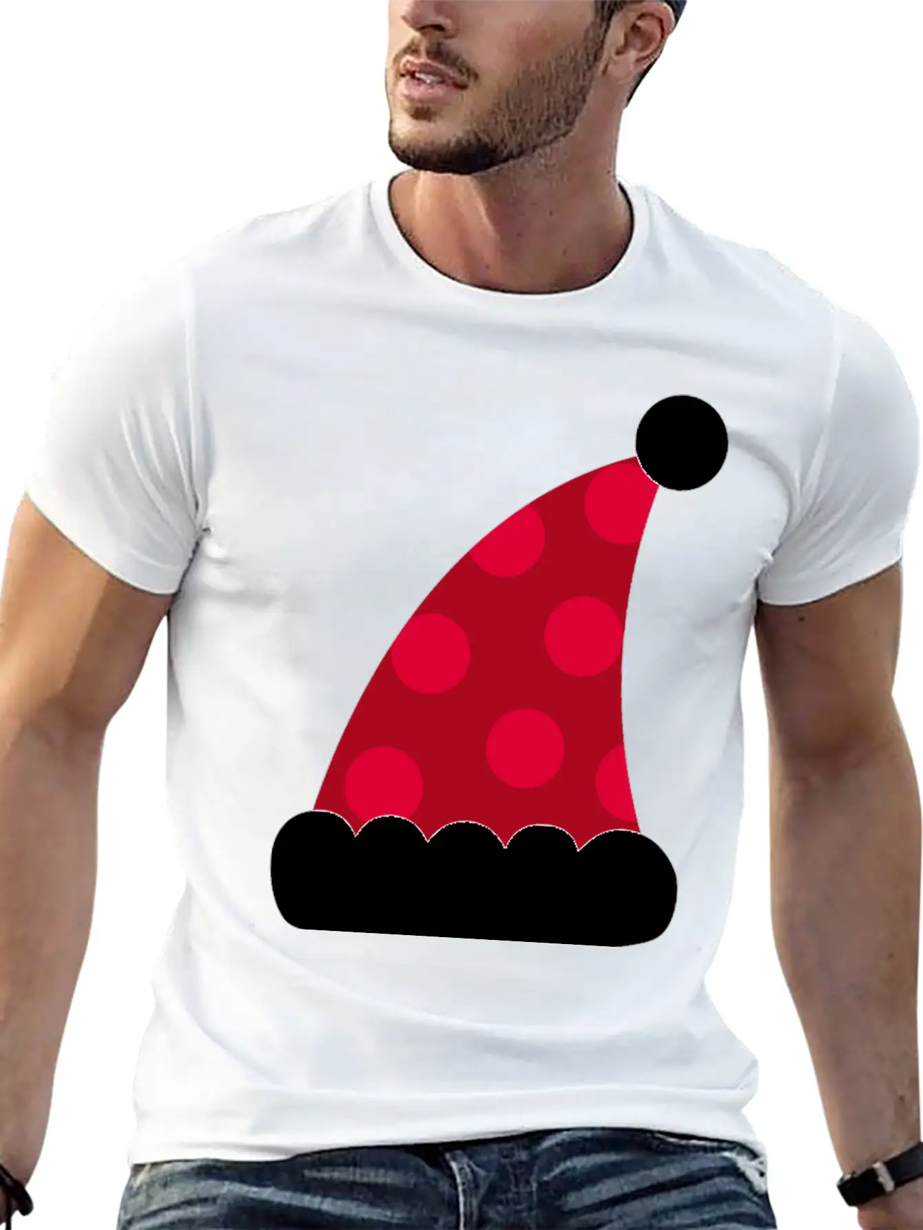 Green Red Mr And Mrs Couple Christmas Unisex Short Sleeve Soft Cotton T-Shirt – Casual Everyday Wear