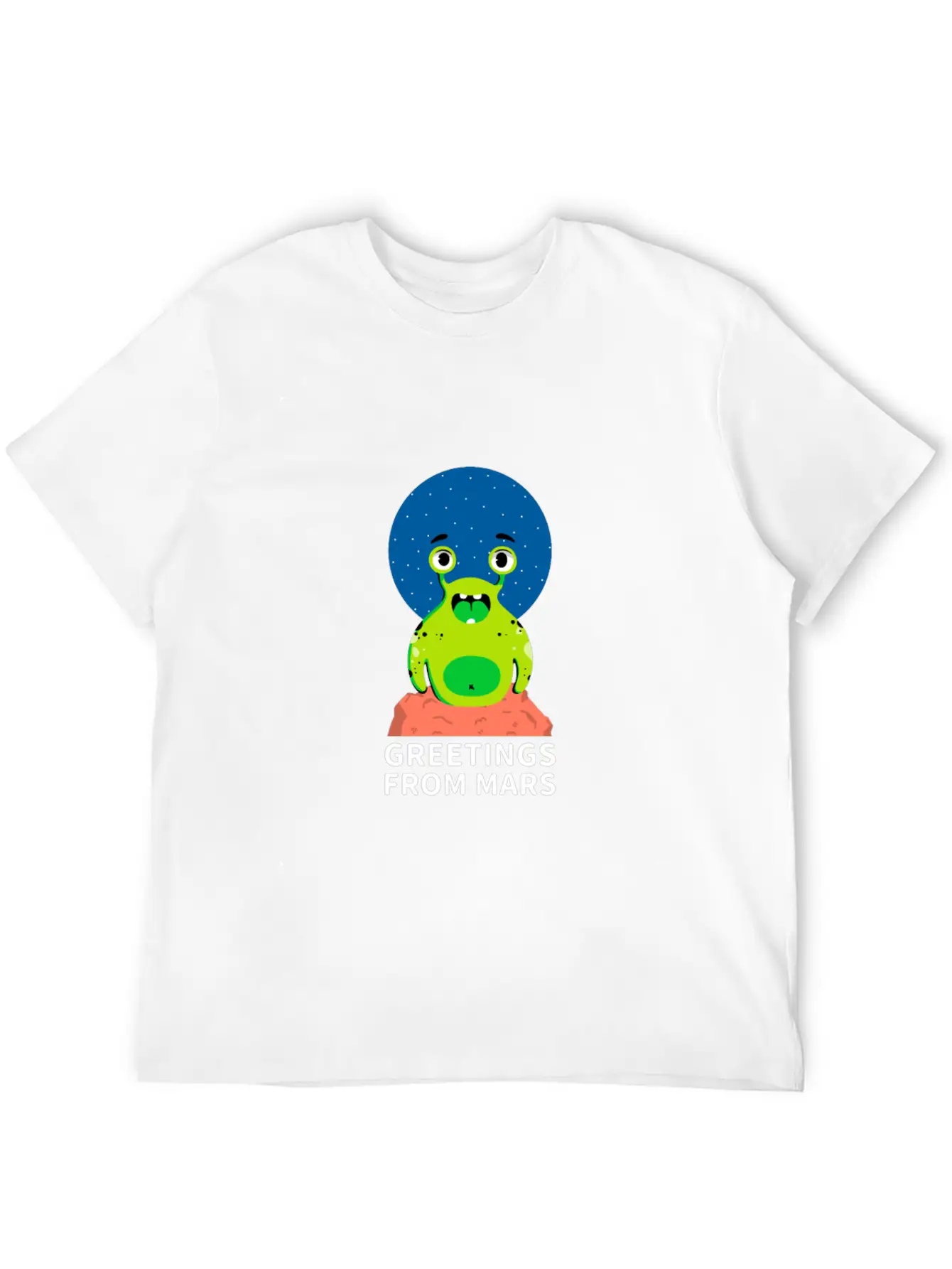 Greetings From Mars Stylish Everyday T-Shirt – Unisex Basic Cotton Tee