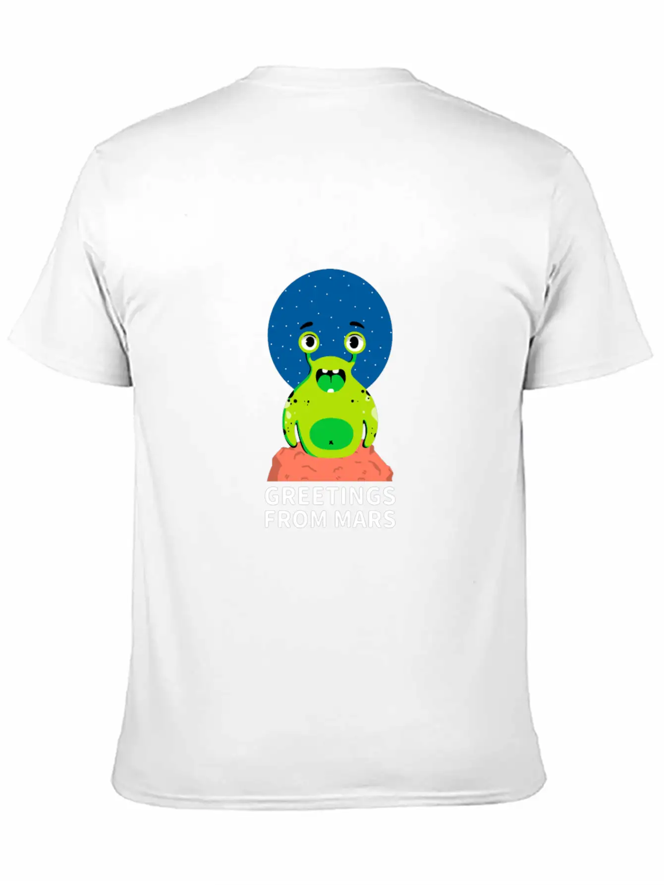 Greetings From Mars Stylish Everyday T-Shirt – Unisex Basic Cotton Tee
