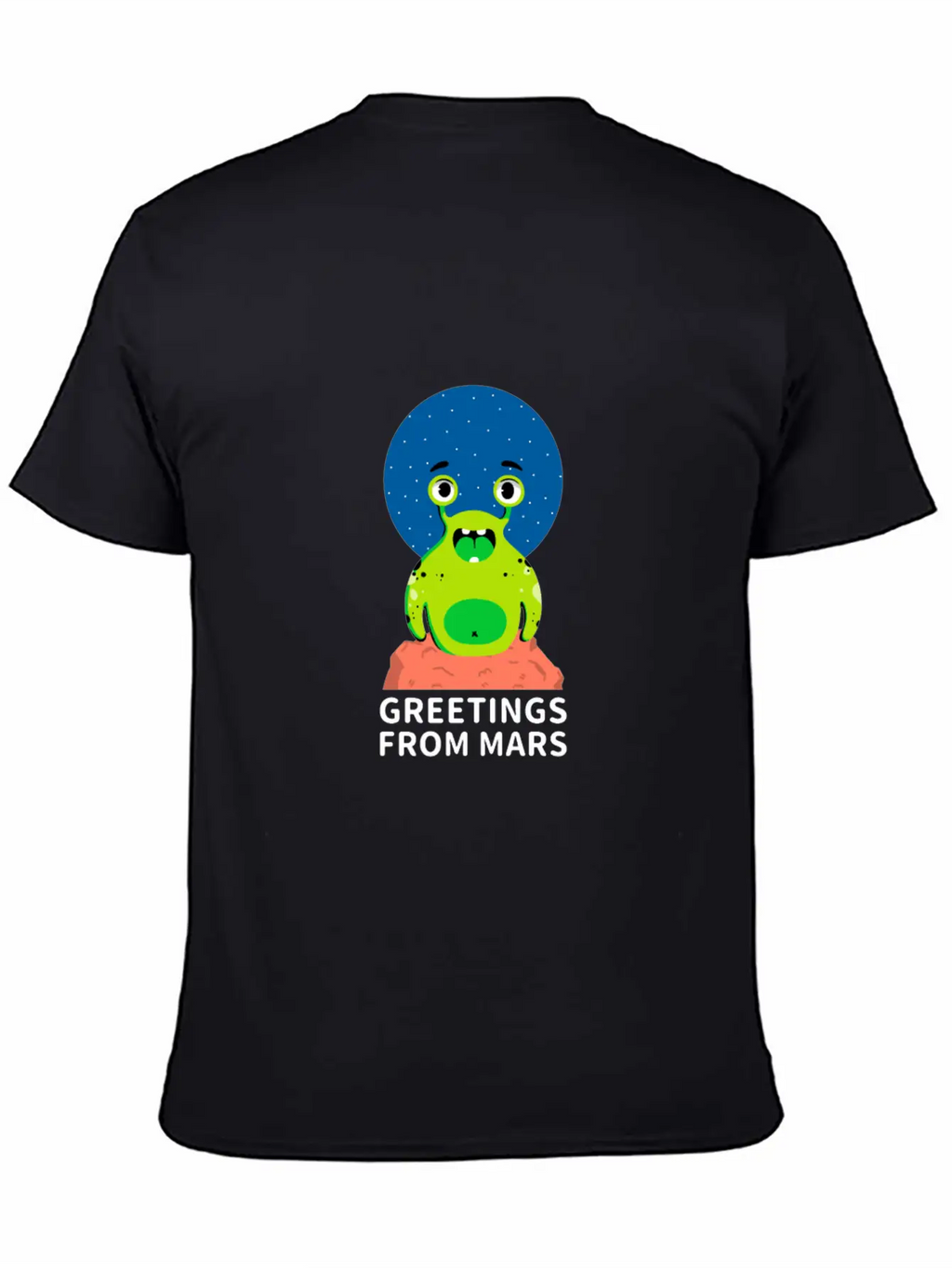 Greetings From Mars Stylish Everyday T-Shirt – Unisex Basic Cotton Tee