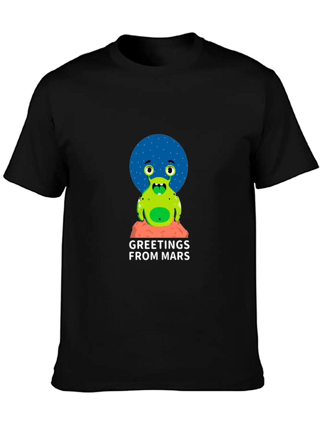 Greetings From Mars Stylish Everyday T-Shirt – Unisex Basic Cotton Tee
