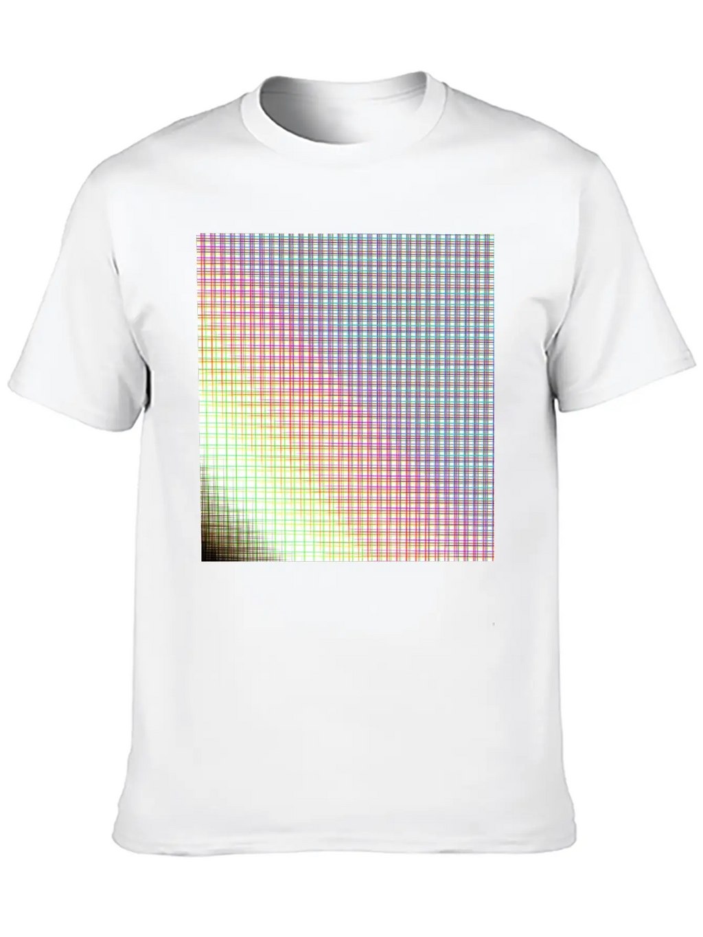 Grid Unisex Casual T-Shirt – Clean Design For Daily Comfort
