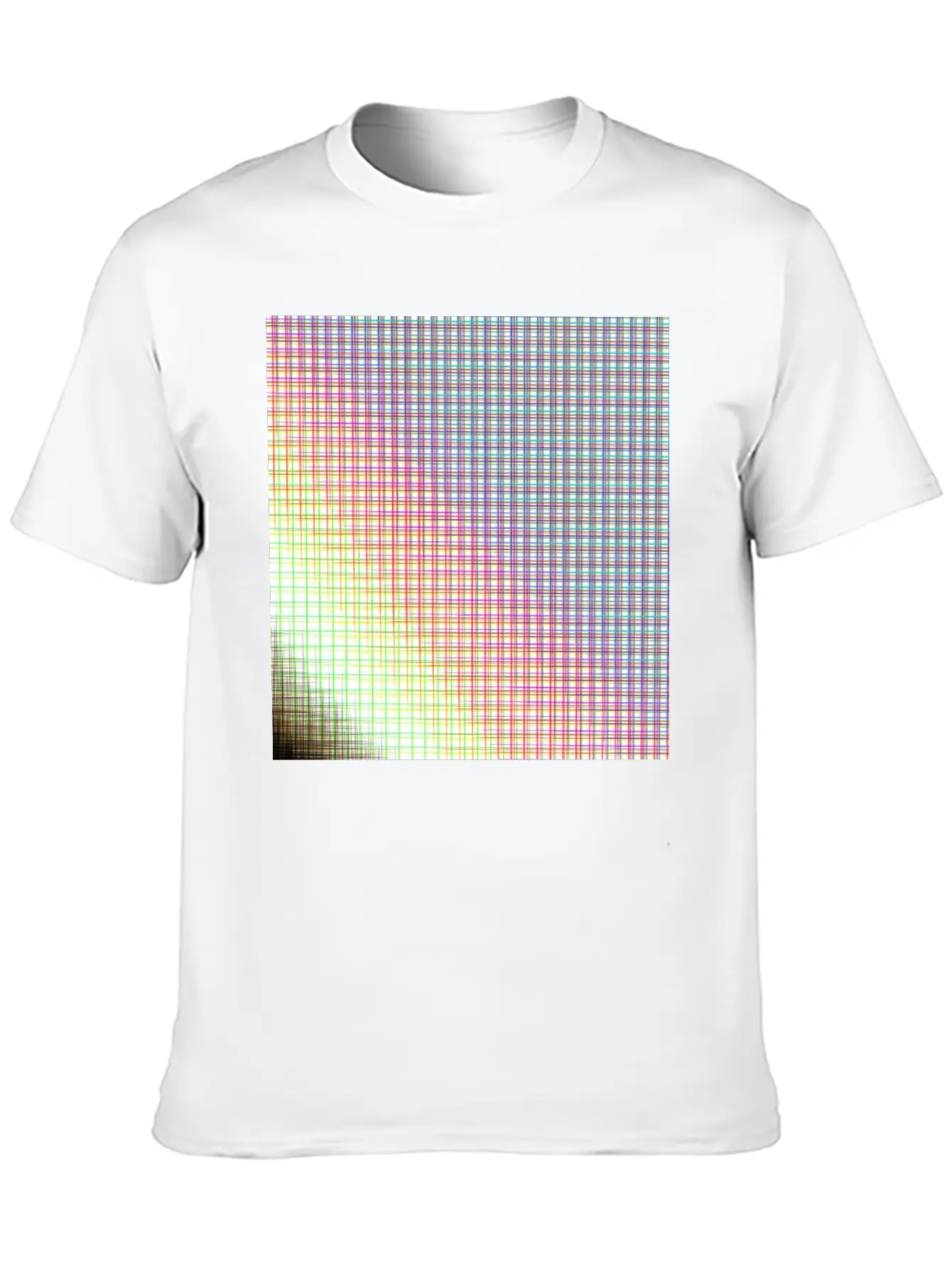 Grid Unisex Casual T-Shirt – Clean Design For Daily Comfort