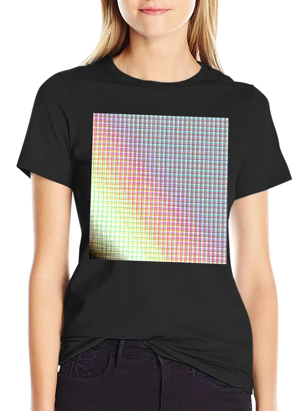 Grid Unisex Casual T-Shirt – Clean Design For Daily Comfort