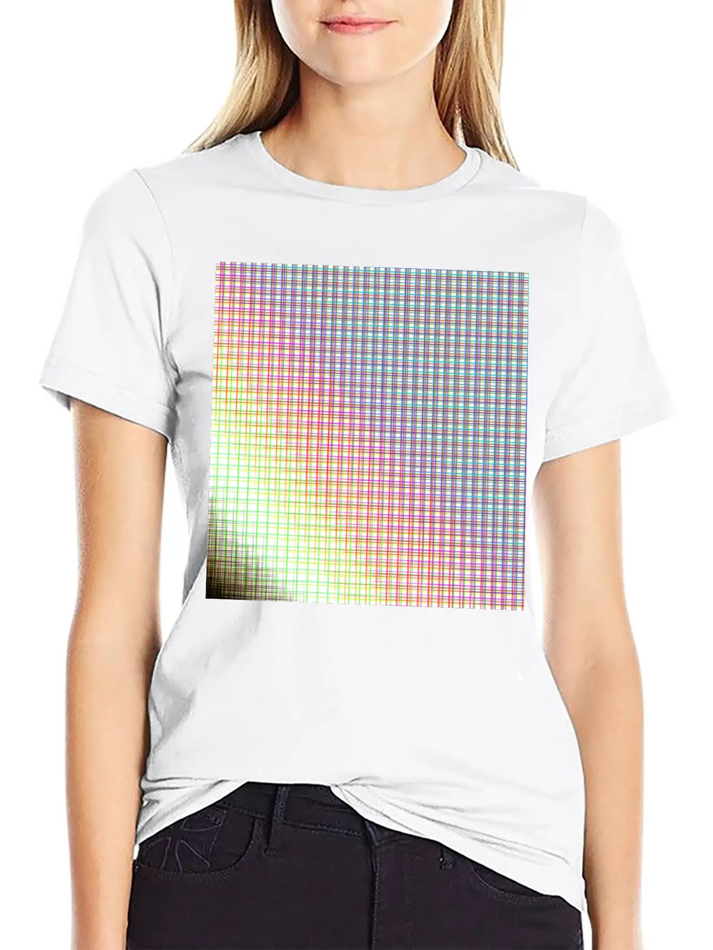 Grid Unisex Casual T-Shirt – Clean Design For Daily Comfort