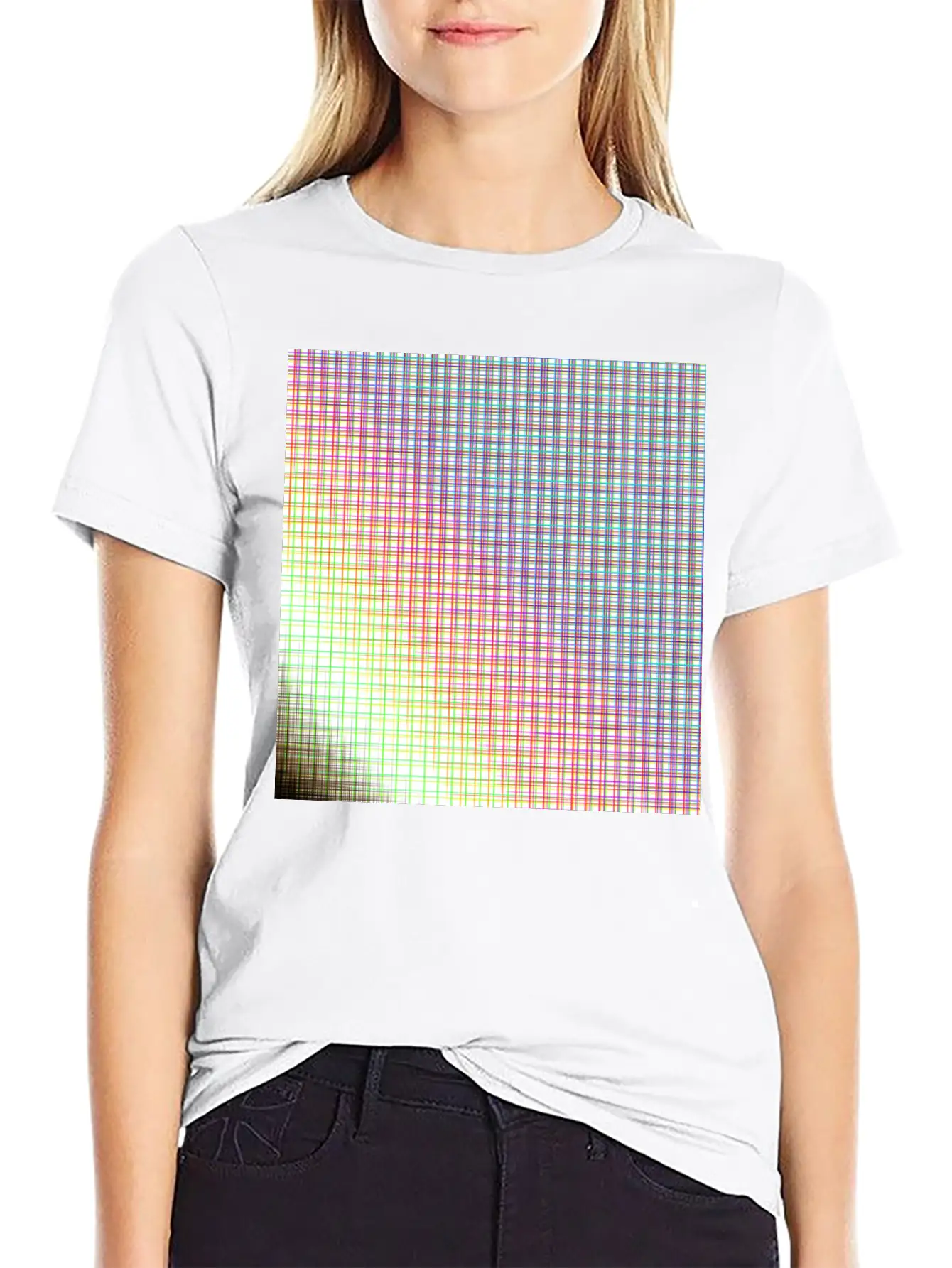 Grid Unisex Casual T-Shirt – Clean Design For Daily Comfort