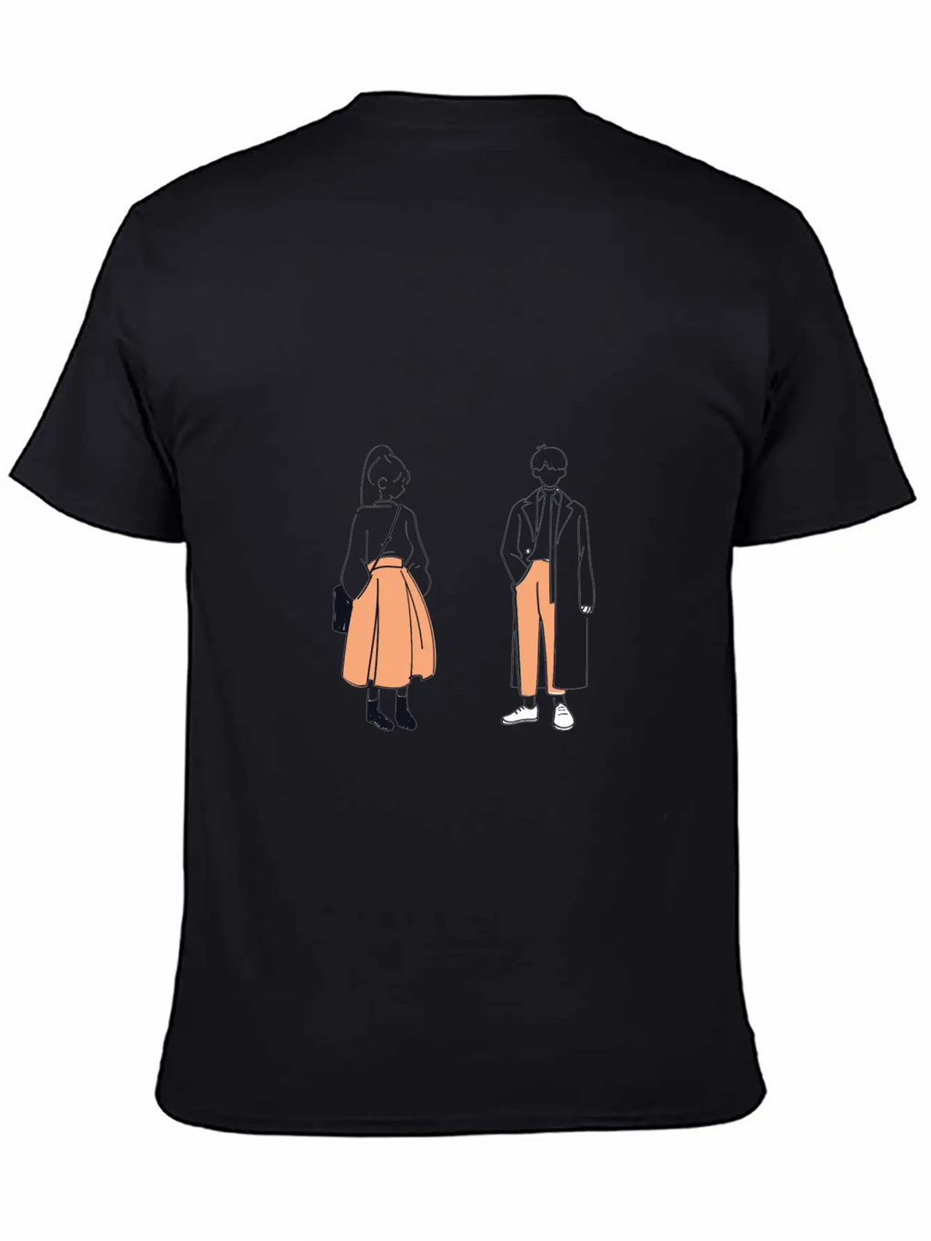 Gril And Boy Unisex Casual T-Shirt – Clean Design For Daily Comfort