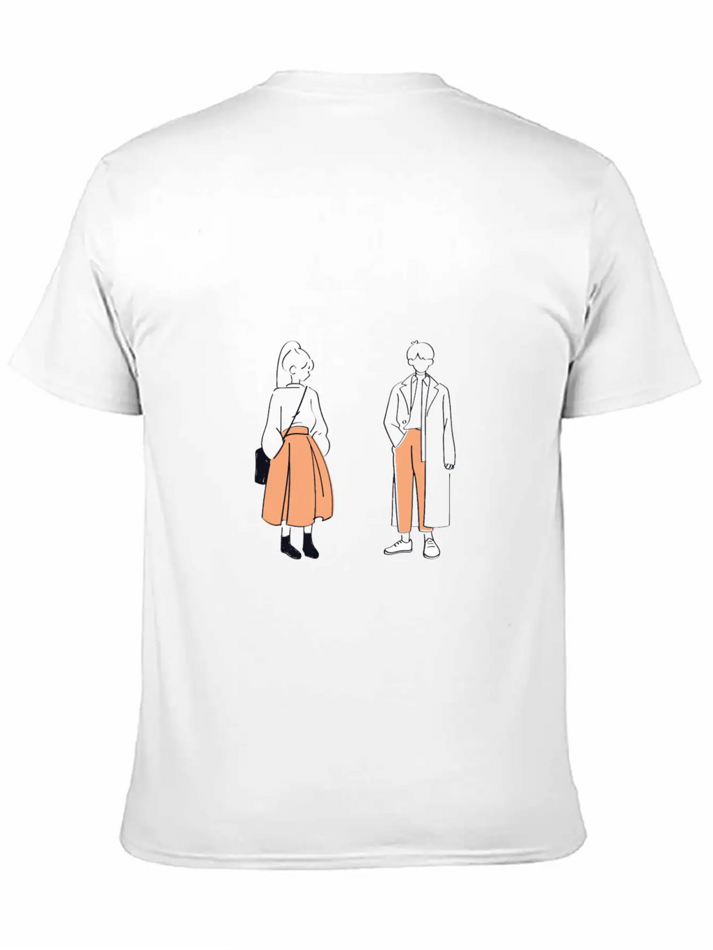 Gril And Boy Unisex Casual T-Shirt – Clean Design For Daily Comfort