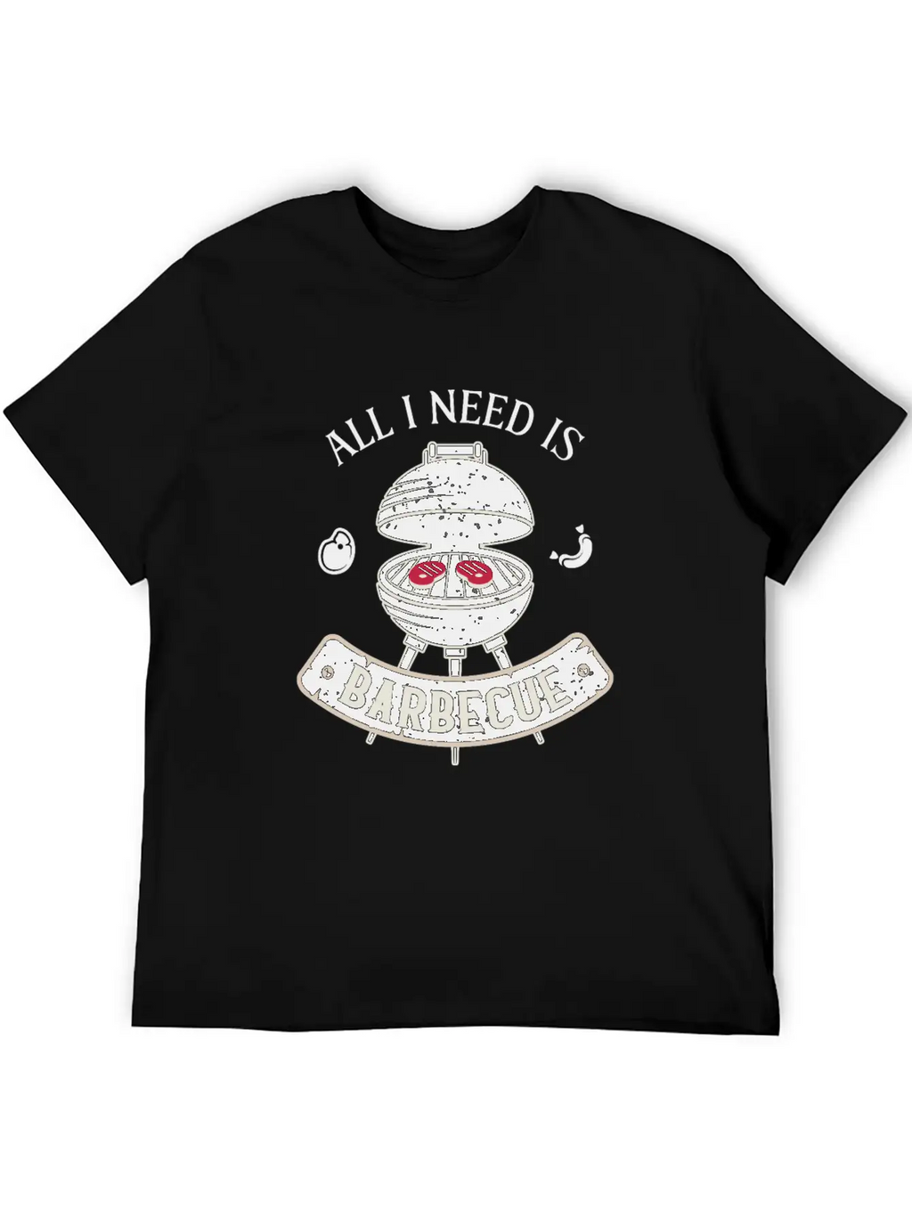 Grill BBQ Funny Saying Barbecue Lover Unisex Casual T-Shirt – Clean Design For Daily Comfort