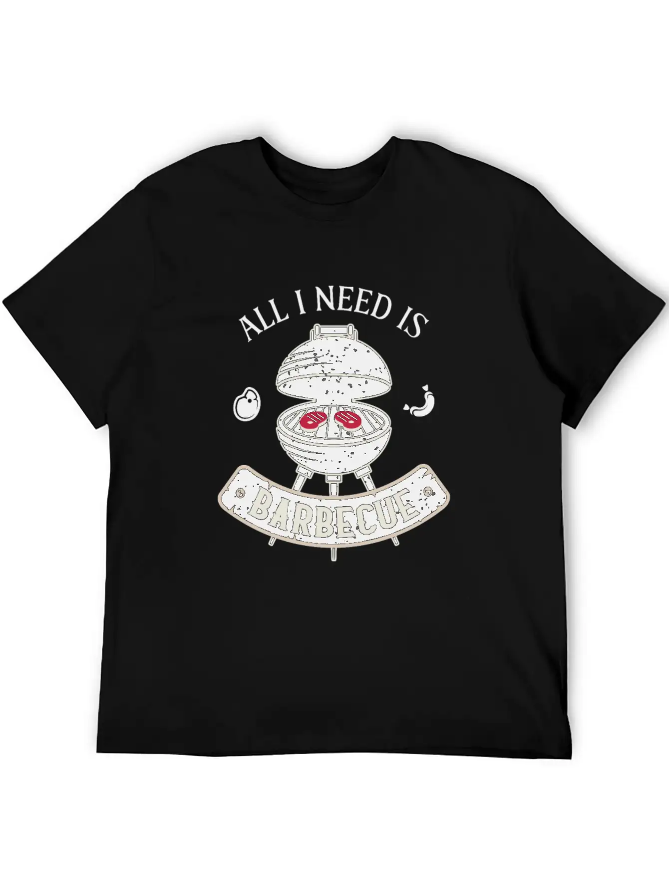 Grill BBQ Funny Saying Barbecue Lover Unisex Casual T-Shirt – Clean Design For Daily Comfort