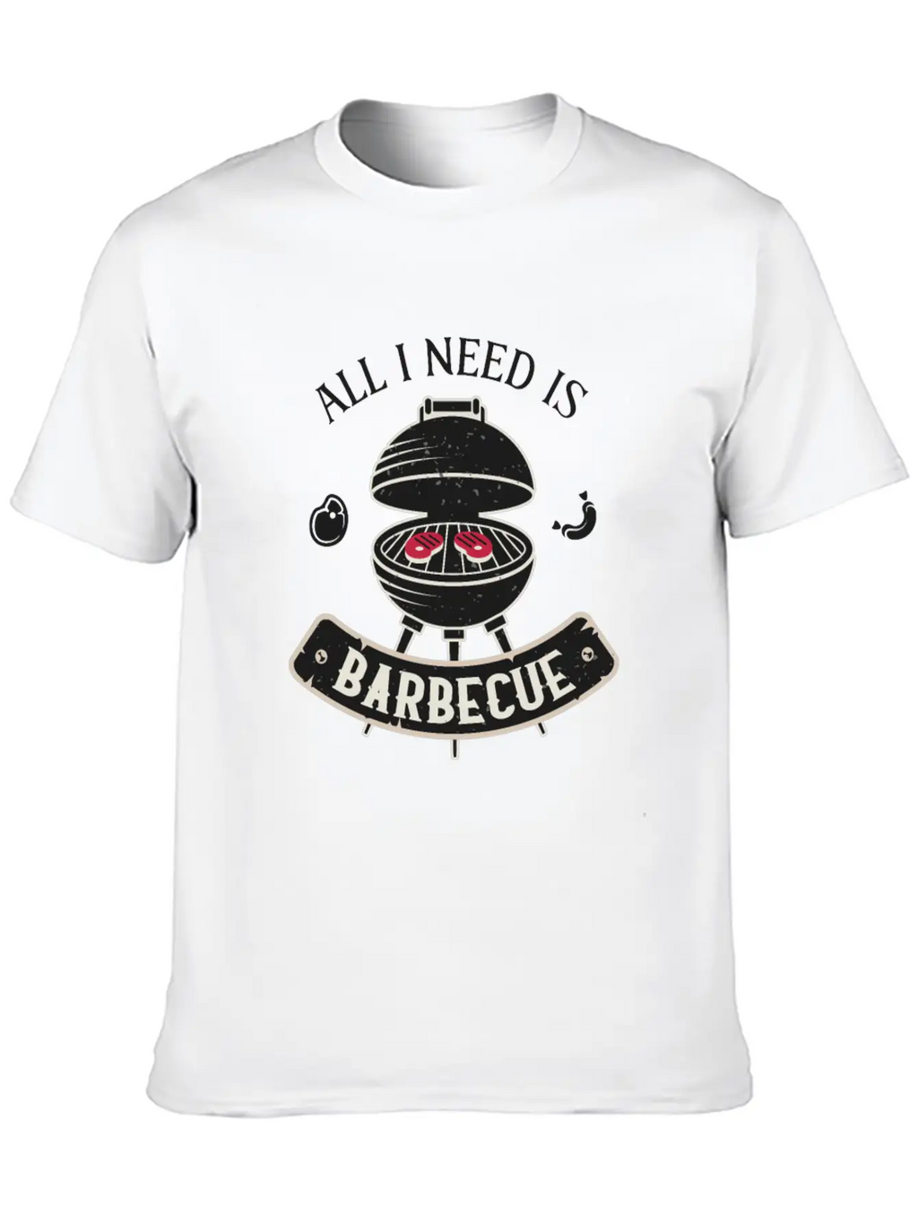 Grill BBQ Funny Saying Barbecue Lover Unisex Casual T-Shirt – Clean Design For Daily Comfort