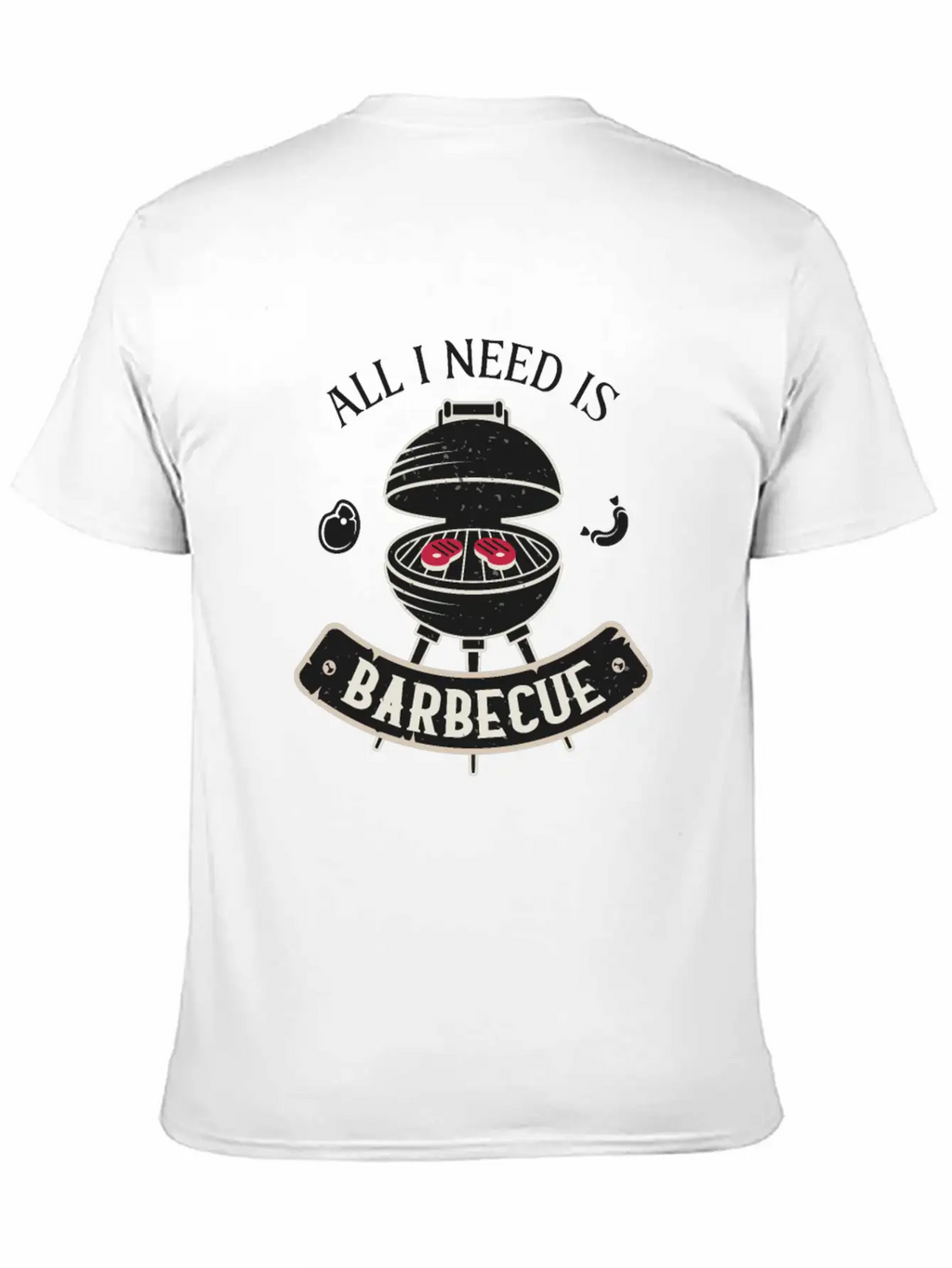 Grill BBQ Funny Saying Barbecue Lover Unisex Casual T-Shirt – Clean Design For Daily Comfort