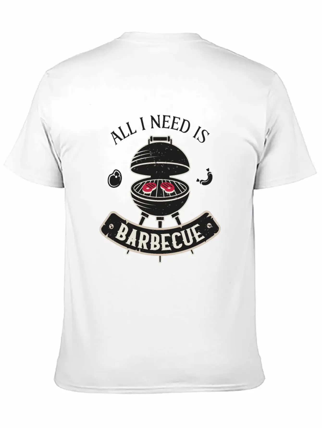 Grill BBQ Funny Saying Barbecue Lover Unisex Casual T-Shirt – Clean Design For Daily Comfort