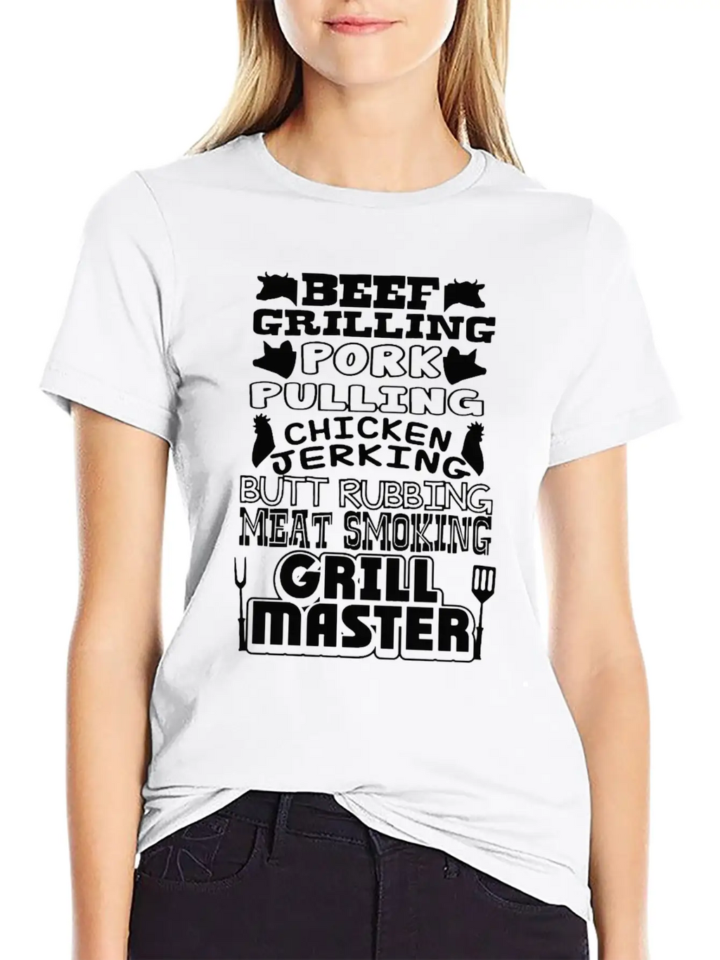 Grill Master - Beef Grilling Pork Pulling Breathable Soft Cotton T-Shirt – Timeless Casual Look