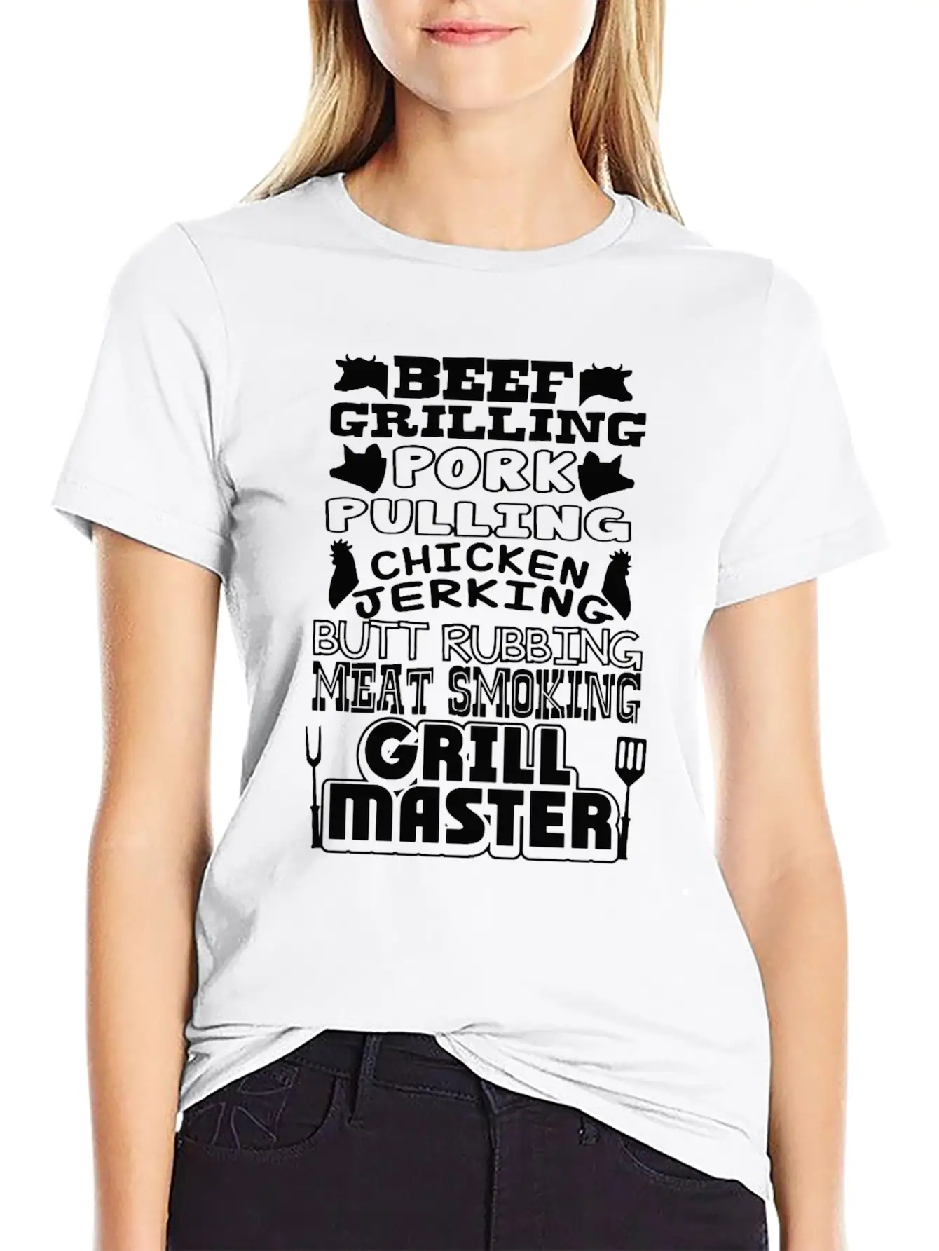 Grill Master - Beef Grilling Pork Pulling Breathable Soft Cotton T-Shirt – Timeless Casual Look