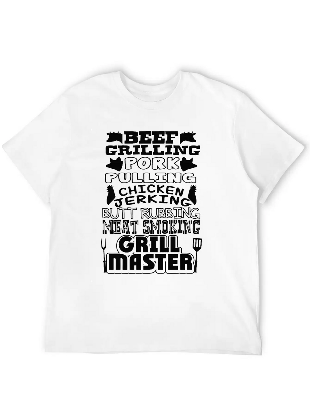 Grill Master - Beef Grilling Pork Pulling Breathable Soft Cotton T-Shirt – Timeless Casual Look