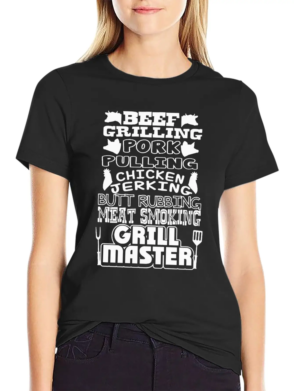 Grill Master - Beef Grilling Pork Pulling Breathable Soft Cotton T-Shirt – Timeless Casual Look
