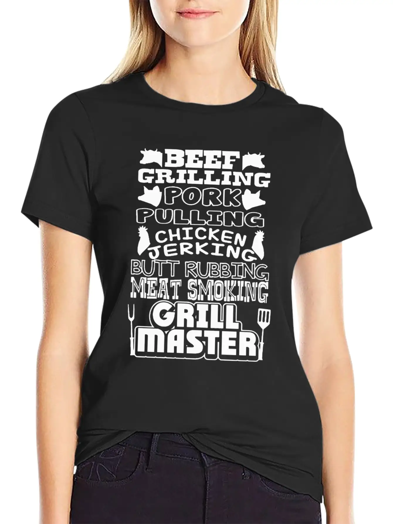 Grill Master - Beef Grilling Pork Pulling Breathable Soft Cotton T-Shirt – Timeless Casual Look