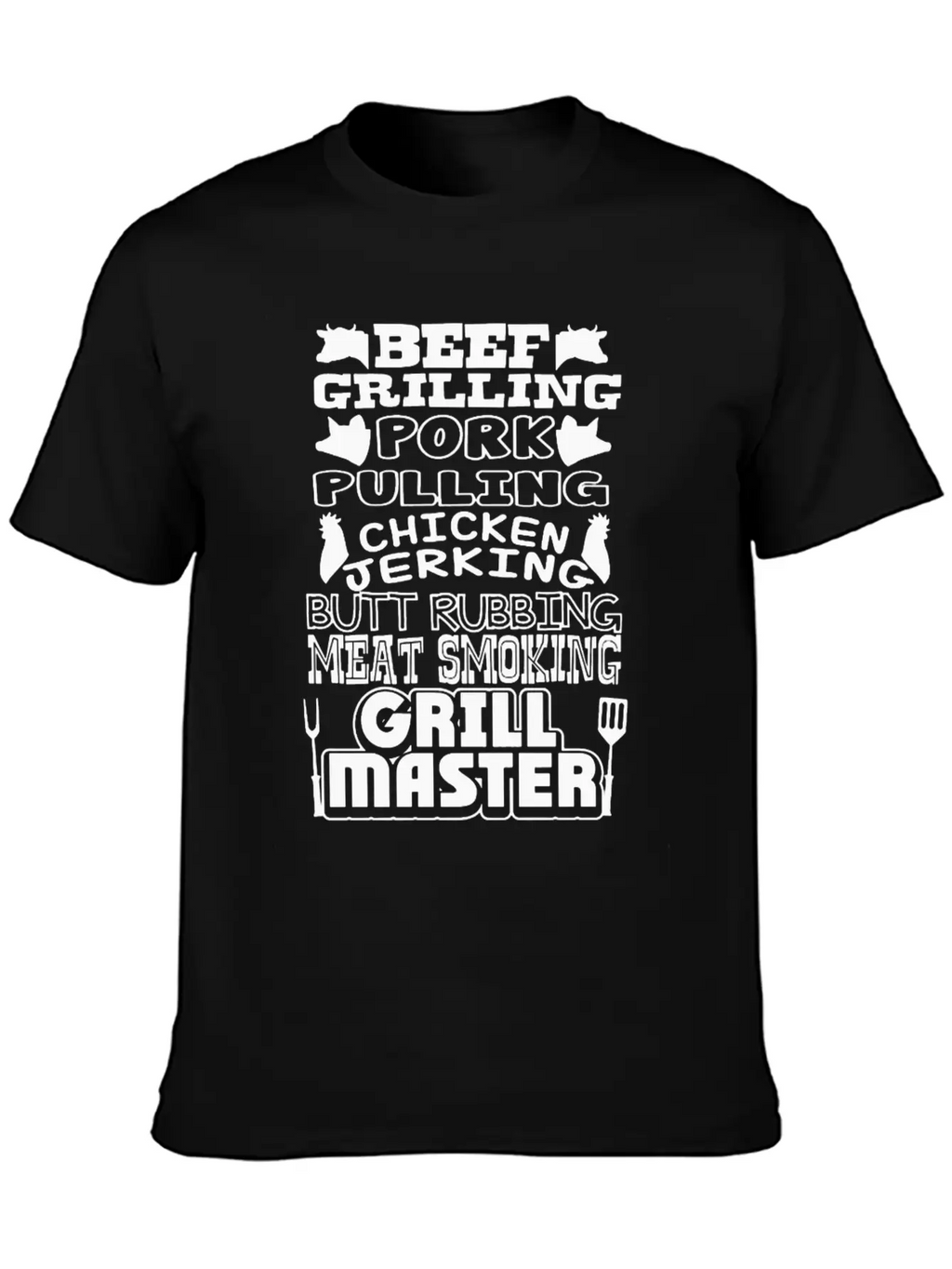 Grill Master - Beef Grilling Pork Pulling Breathable Soft Cotton T-Shirt – Timeless Casual Look