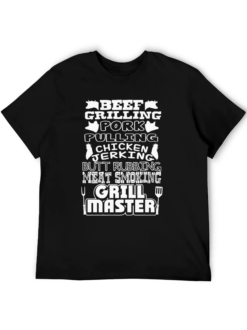 Grill Master - Beef Grilling Pork Pulling Breathable Soft Cotton T-Shirt – Timeless Casual Look