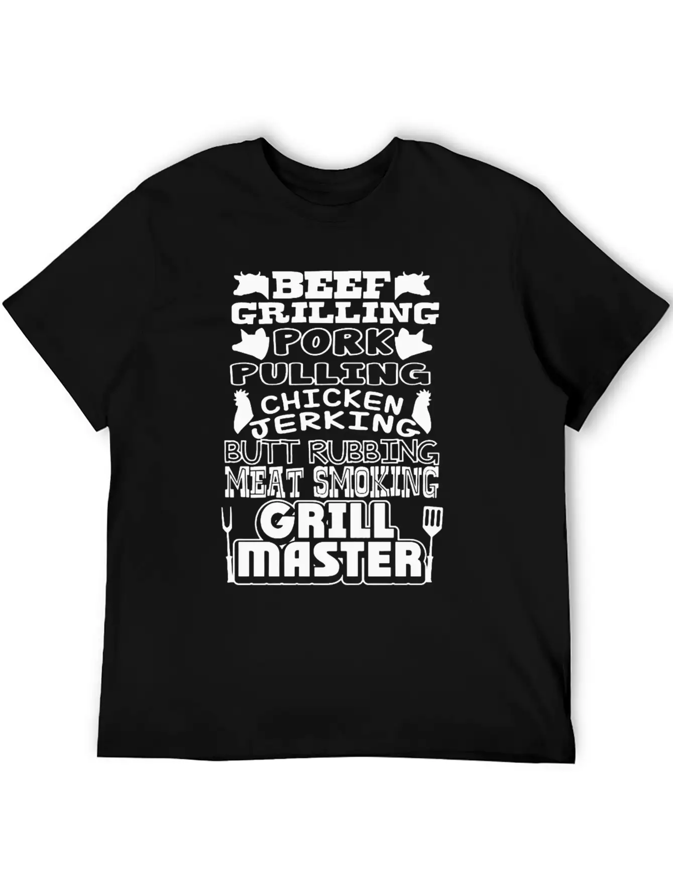 Grill Master - Beef Grilling Pork Pulling Breathable Soft Cotton T-Shirt – Timeless Casual Look