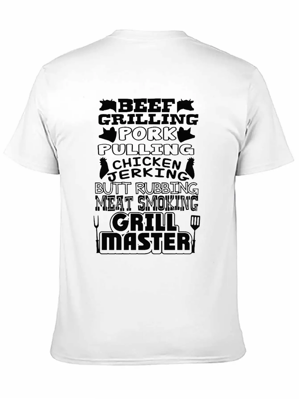 Grill Master - Beef Grilling Pork Pulling Breathable Soft Cotton T-Shirt – Timeless Casual Look