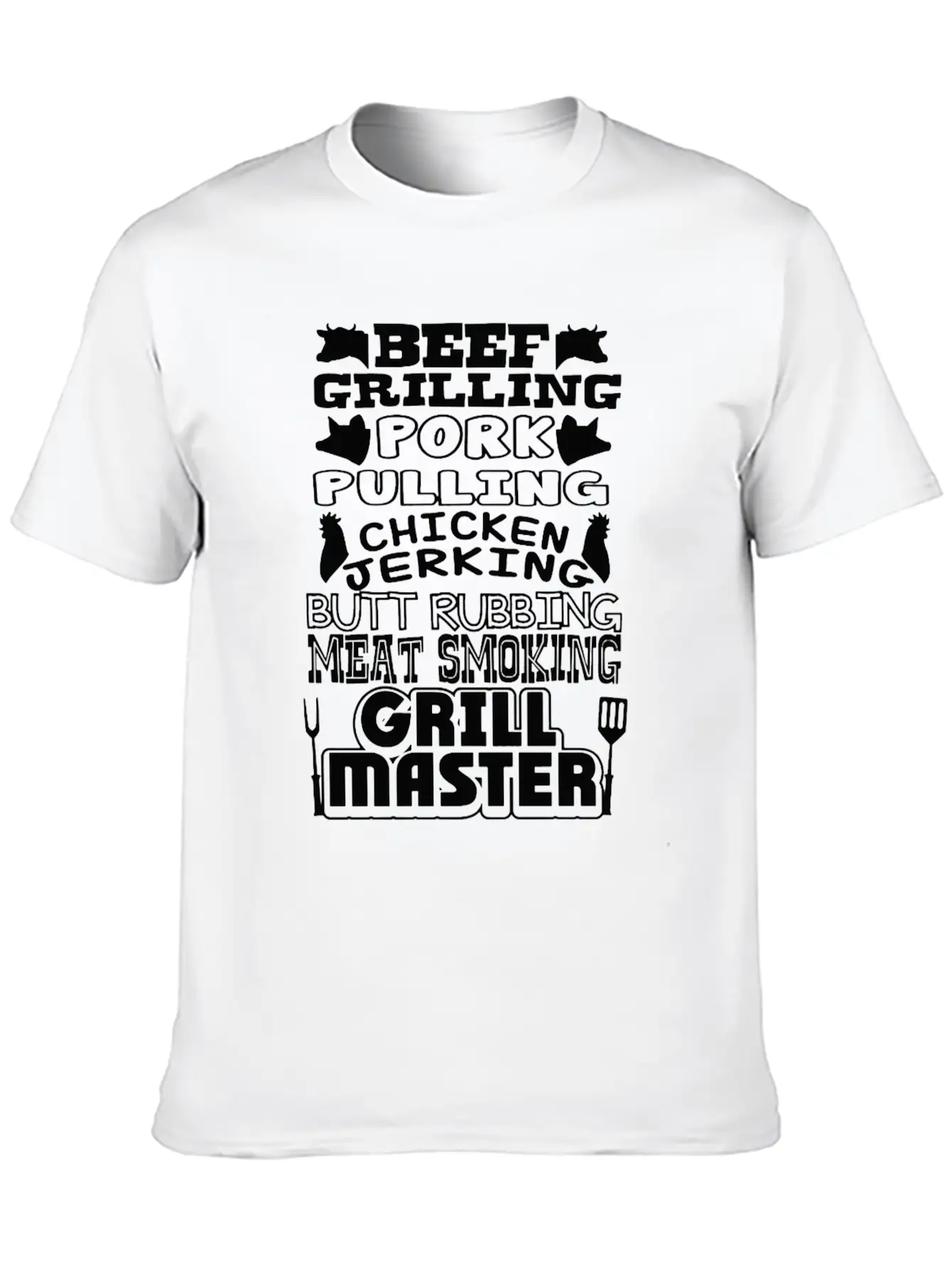 Grill Master - Beef Grilling Pork Pulling Breathable Soft Cotton T-Shirt – Timeless Casual Look