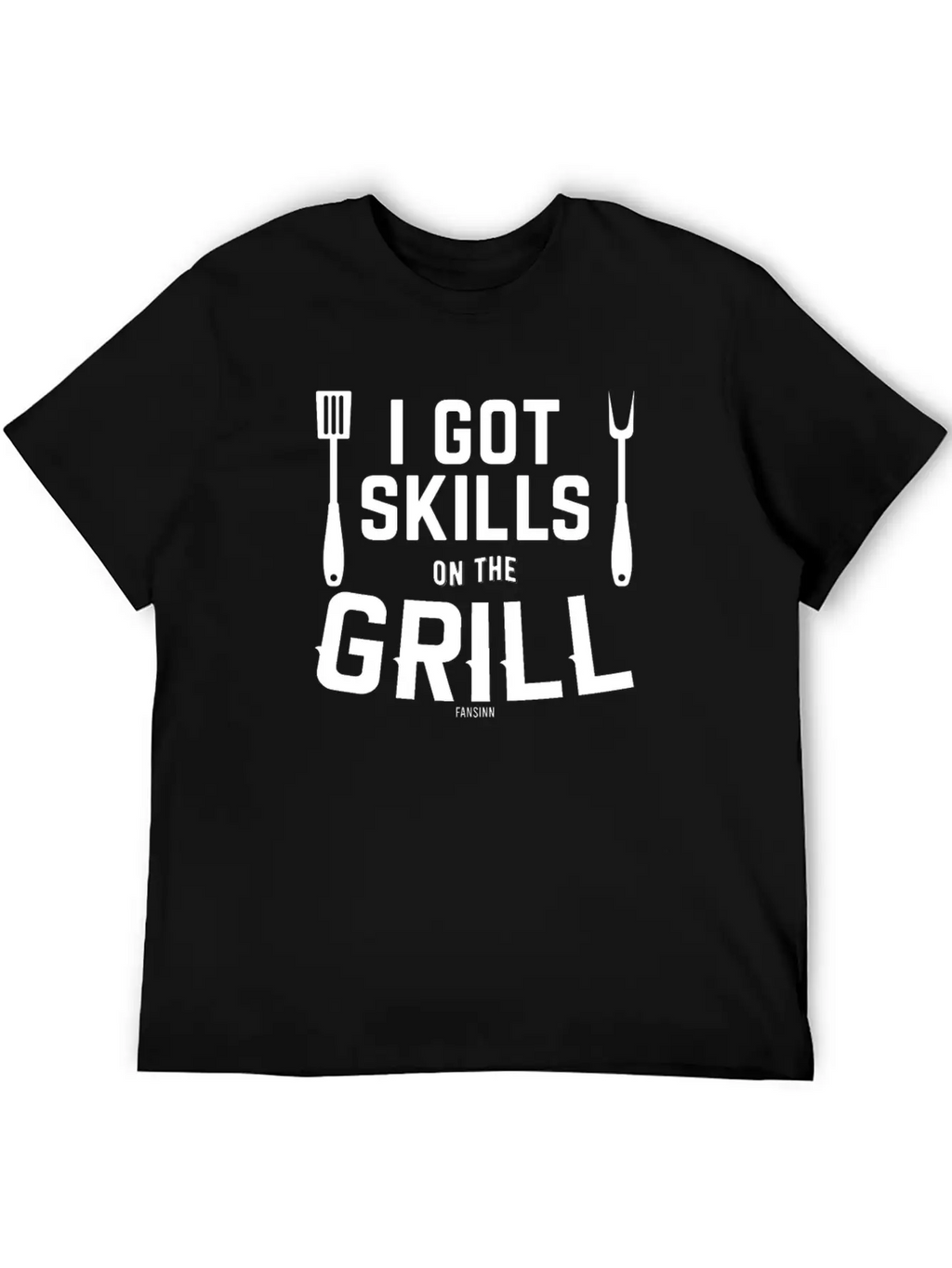 Grill Meat Sausage Fish Fry BBQ Unisex Short Sleeve Soft Cotton T-Shirt – Casual Everyday Wear