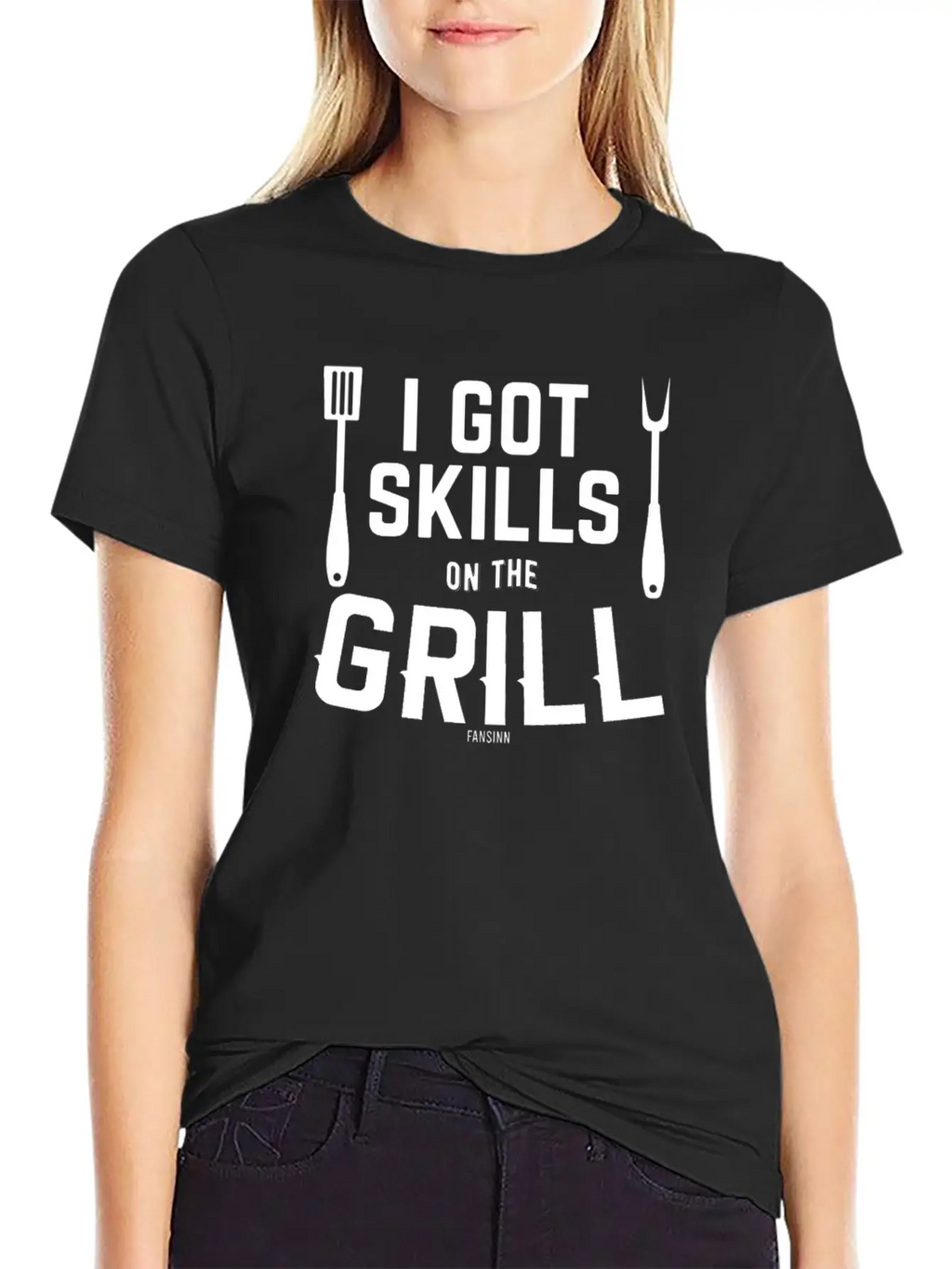 Grill Meat Sausage Fish Fry BBQ Unisex Short Sleeve Soft Cotton T-Shirt – Casual Everyday Wear