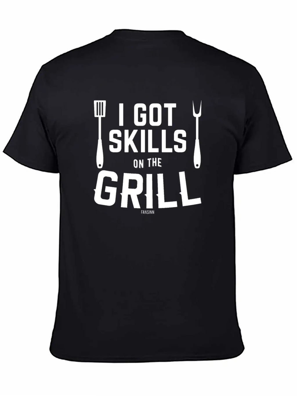 Grill Meat Sausage Fish Fry BBQ Unisex Short Sleeve Soft Cotton T-Shirt – Casual Everyday Wear