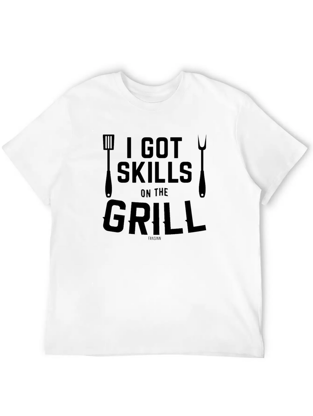 Grill Meat Sausage Fish Fry BBQ Unisex Short Sleeve Soft Cotton T-Shirt – Casual Everyday Wear