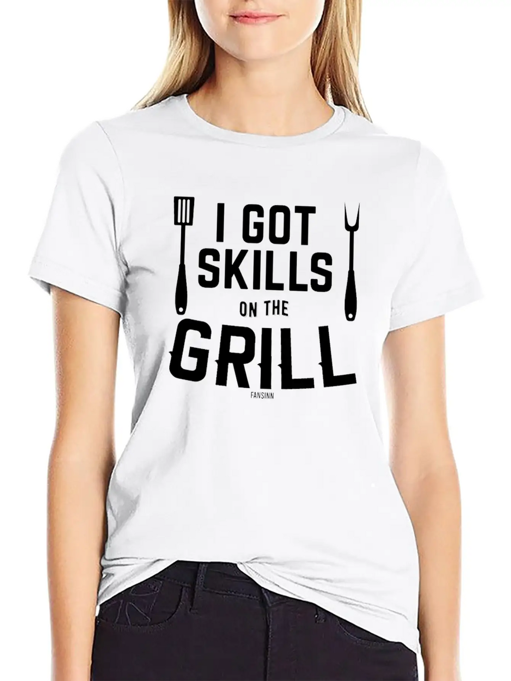 Grill Meat Sausage Fish Fry BBQ Unisex Short Sleeve Soft Cotton T-Shirt – Casual Everyday Wear