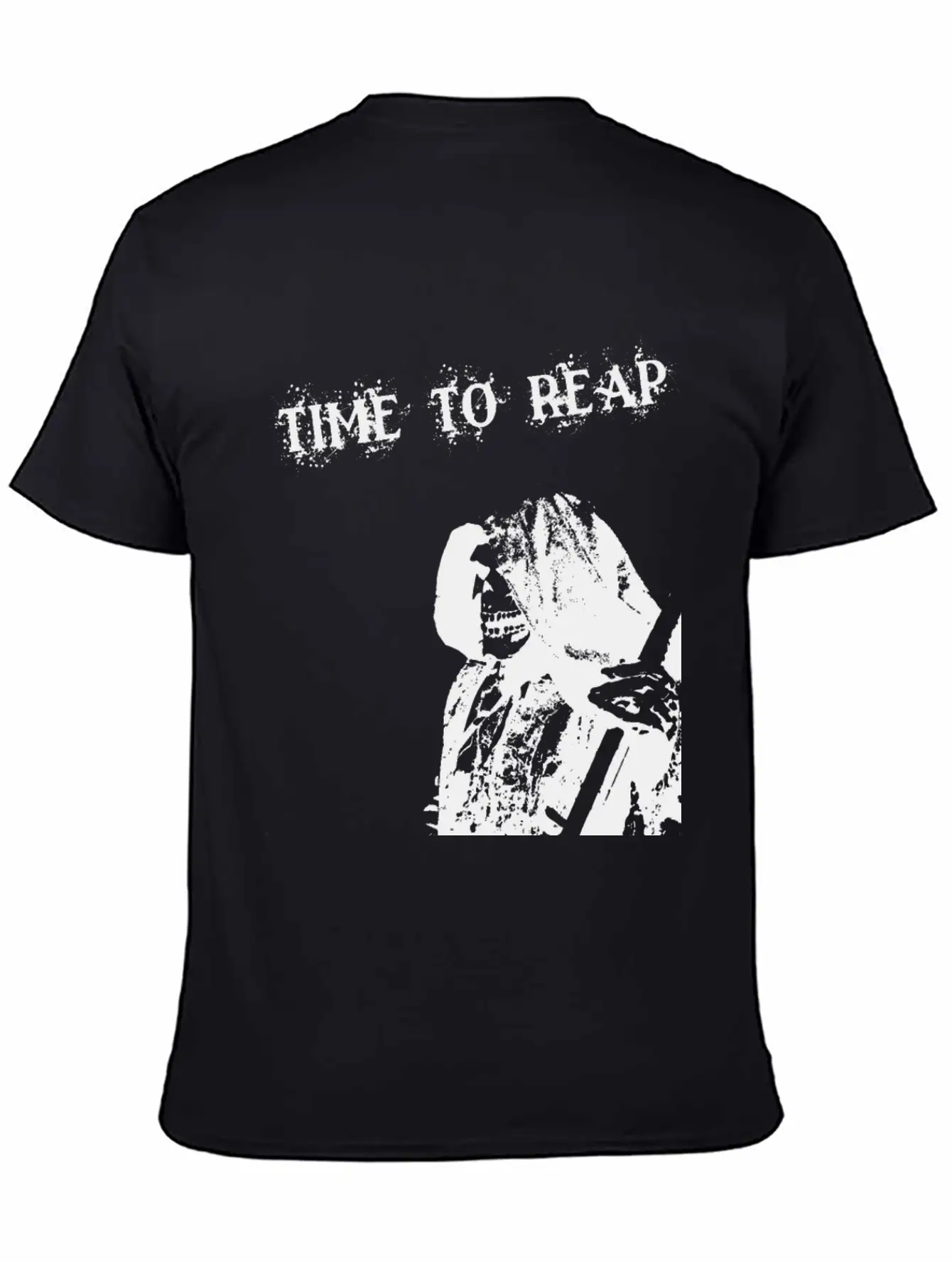 Grim Reaper – Skeleton With Scythe Breathable Graphic T-Shirt – Perfect For Casual Days