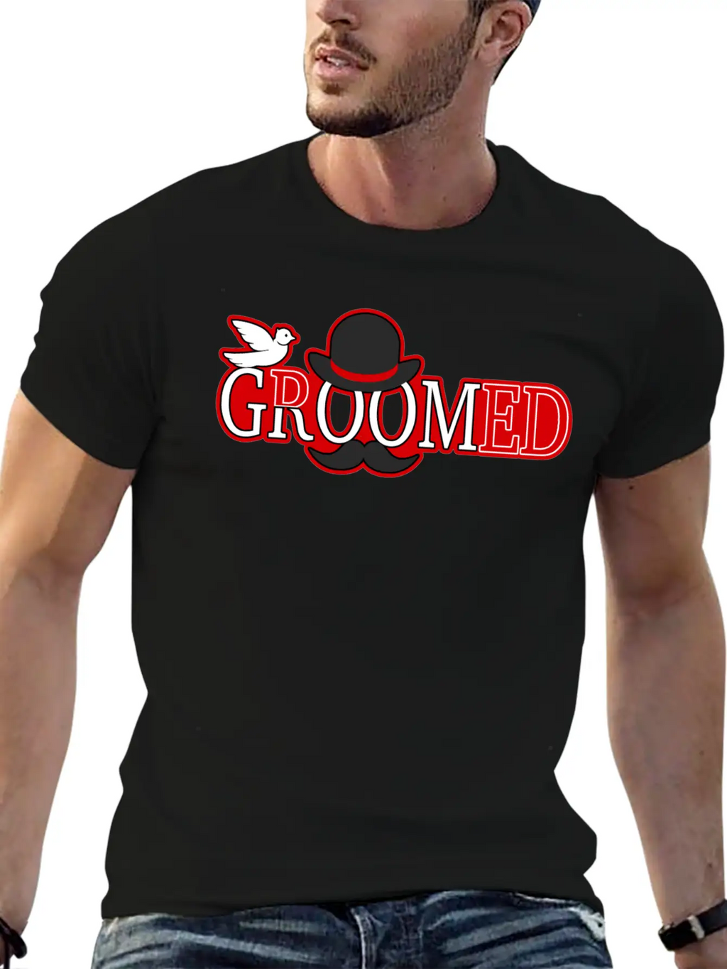 Groom Unisex Casual T-Shirt – Clean Design For Daily Comfort