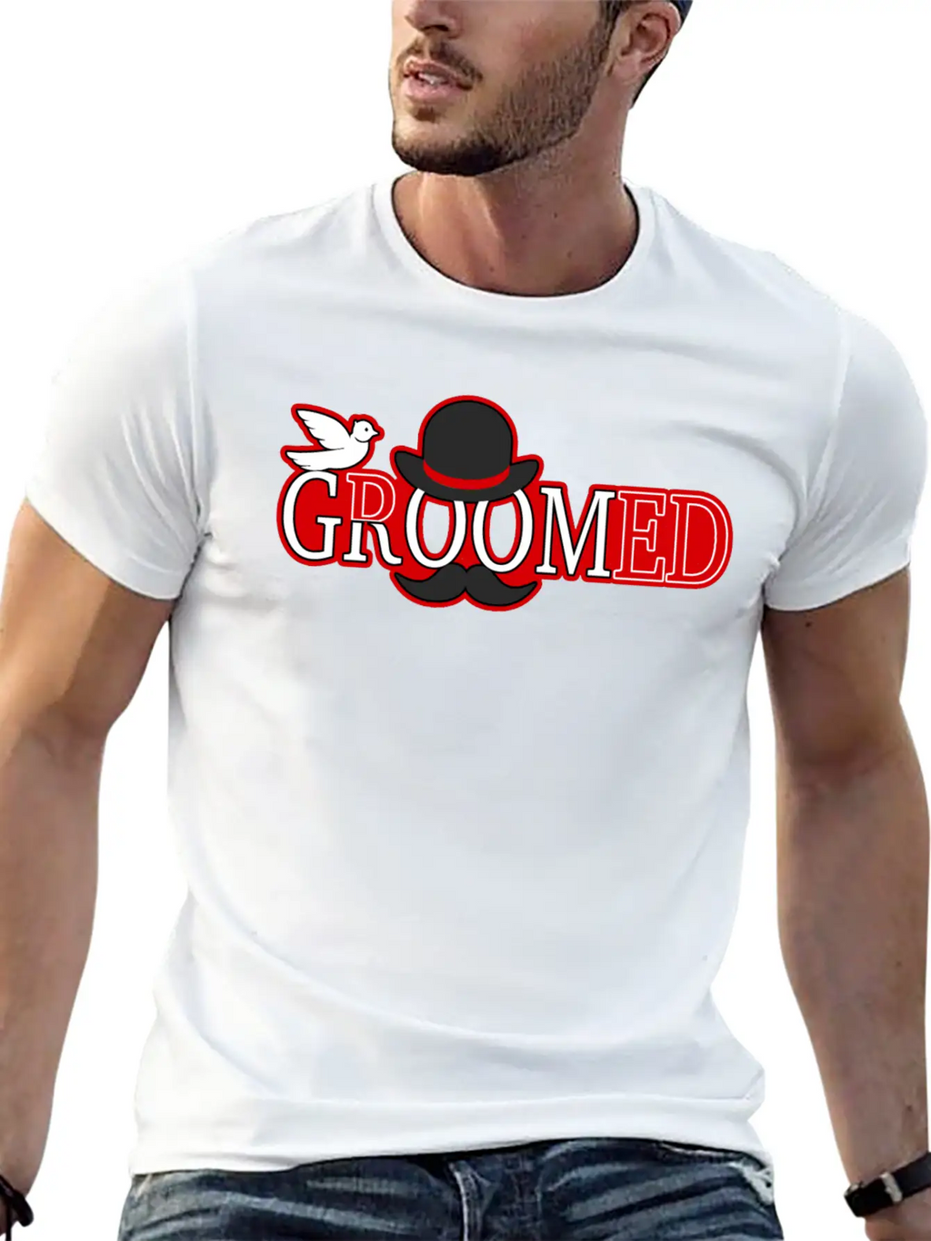 Groom Unisex Casual T-Shirt – Clean Design For Daily Comfort
