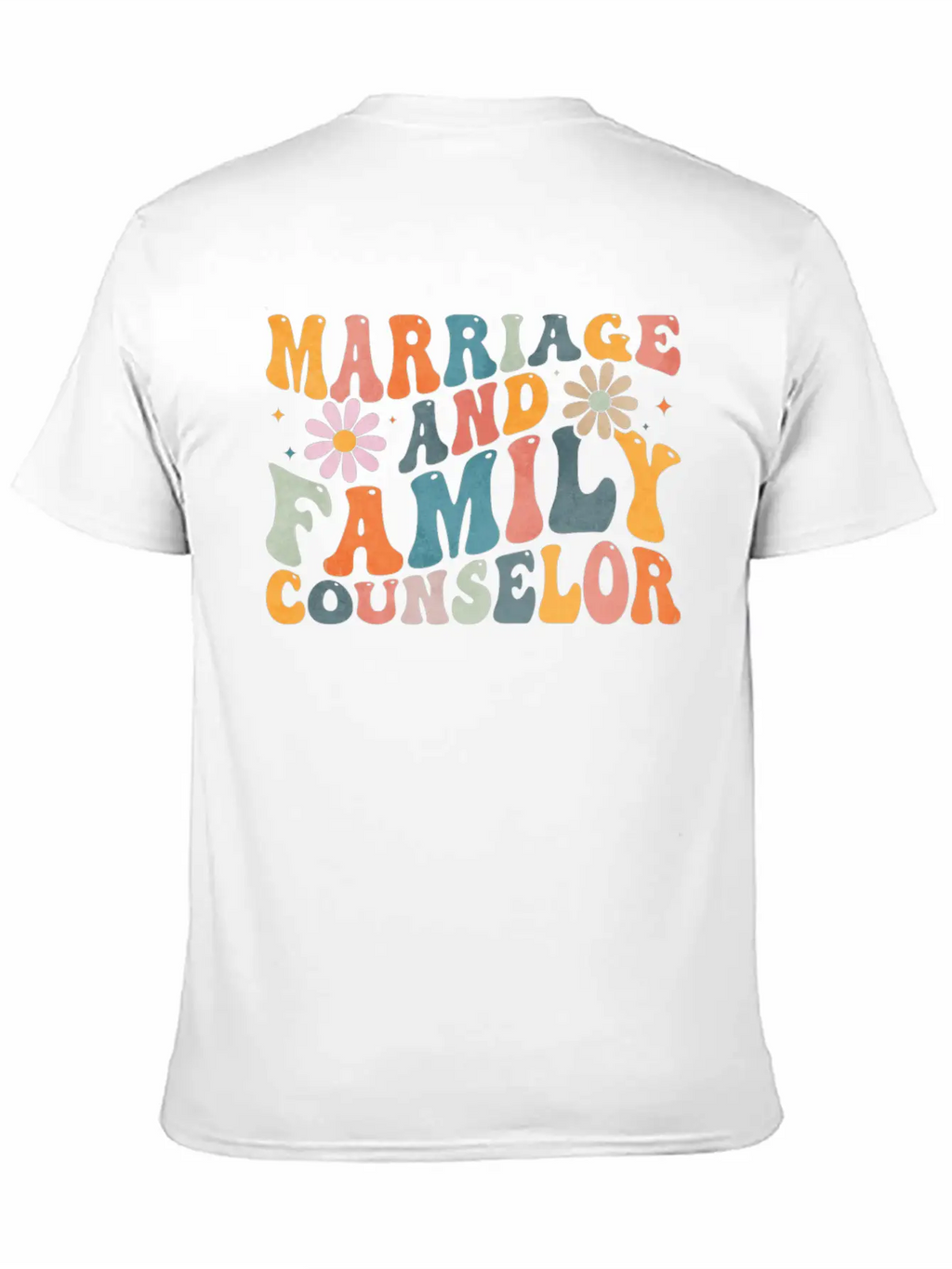 Groovy Marriage And Family Counselor Counseling Unisex Casual T-Shirt – Clean Design For Daily Comfort