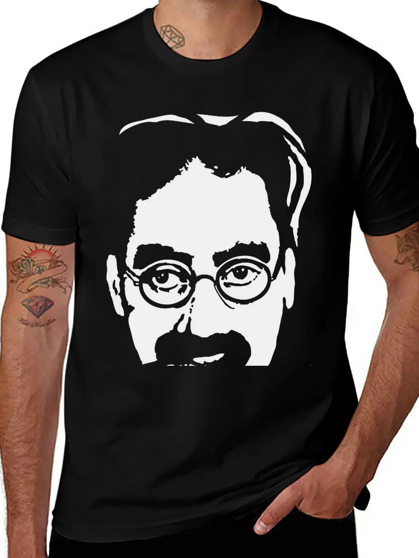 Groucho Marx Unisex Casual T-Shirt – Clean Design For Daily Comfort