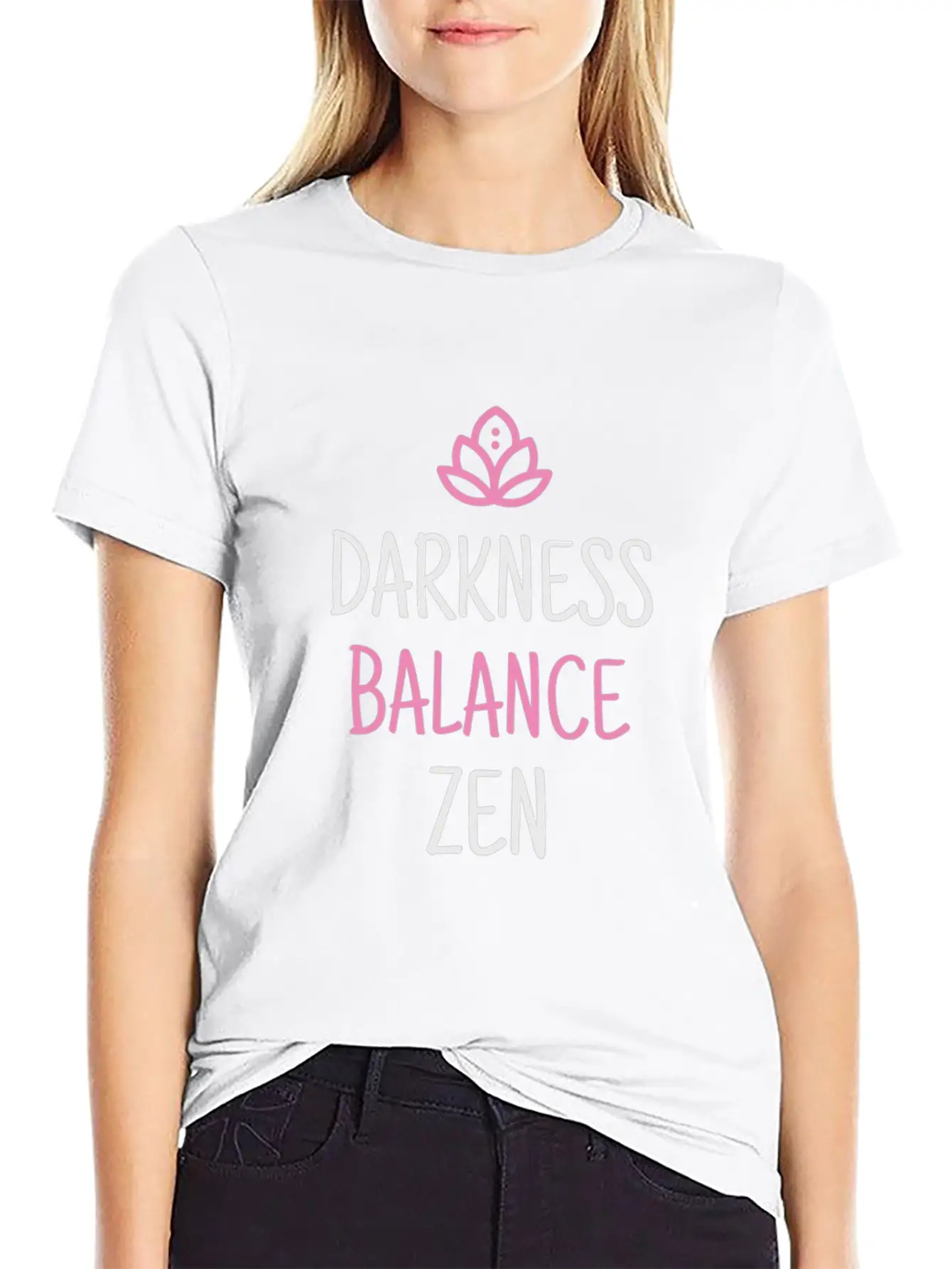 Ground Breathe Balance Aqua Yoga Unisex Casual T-Shirt – Clean Design For Daily Comfort