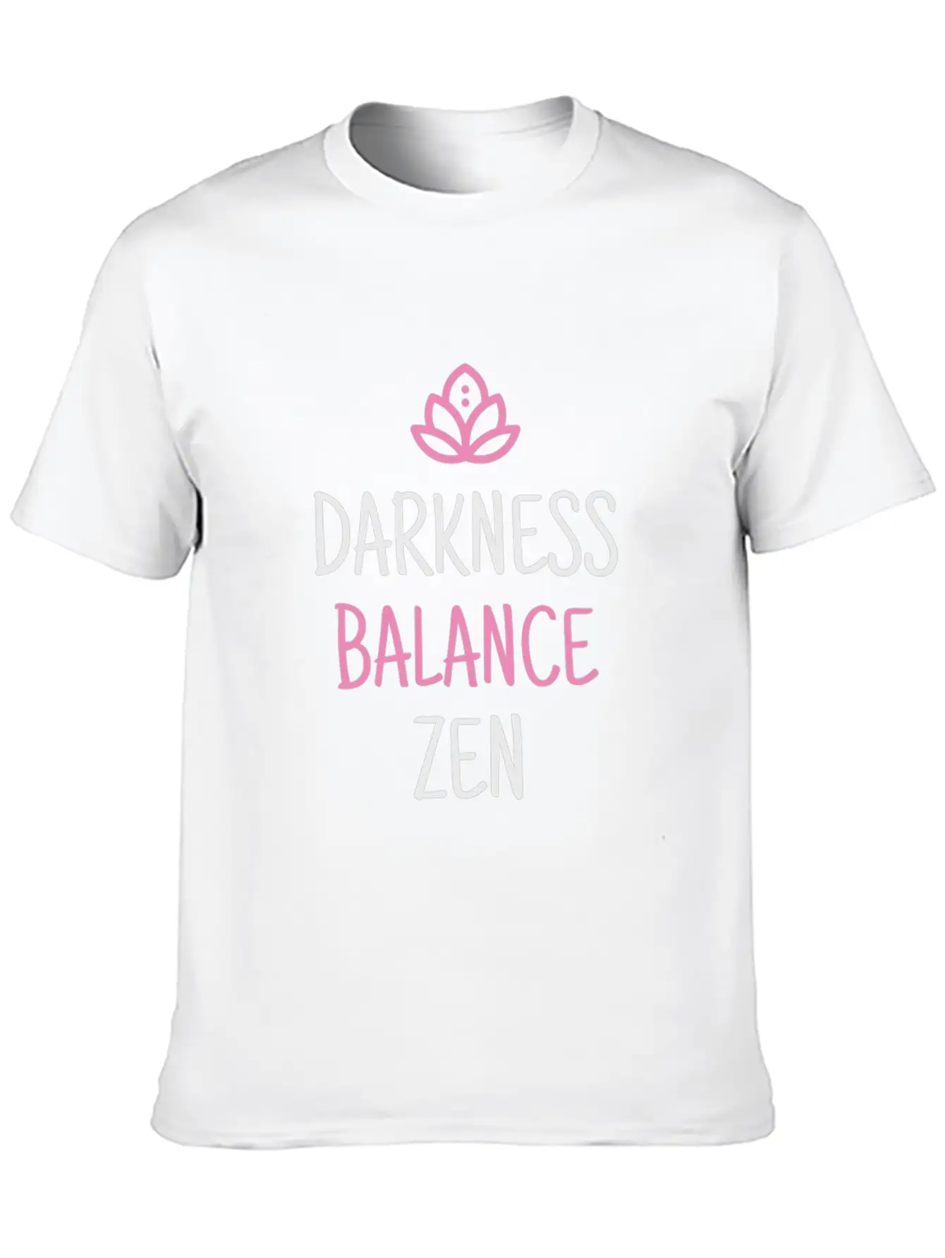 Ground Breathe Balance Aqua Yoga Unisex Casual T-Shirt – Clean Design For Daily Comfort