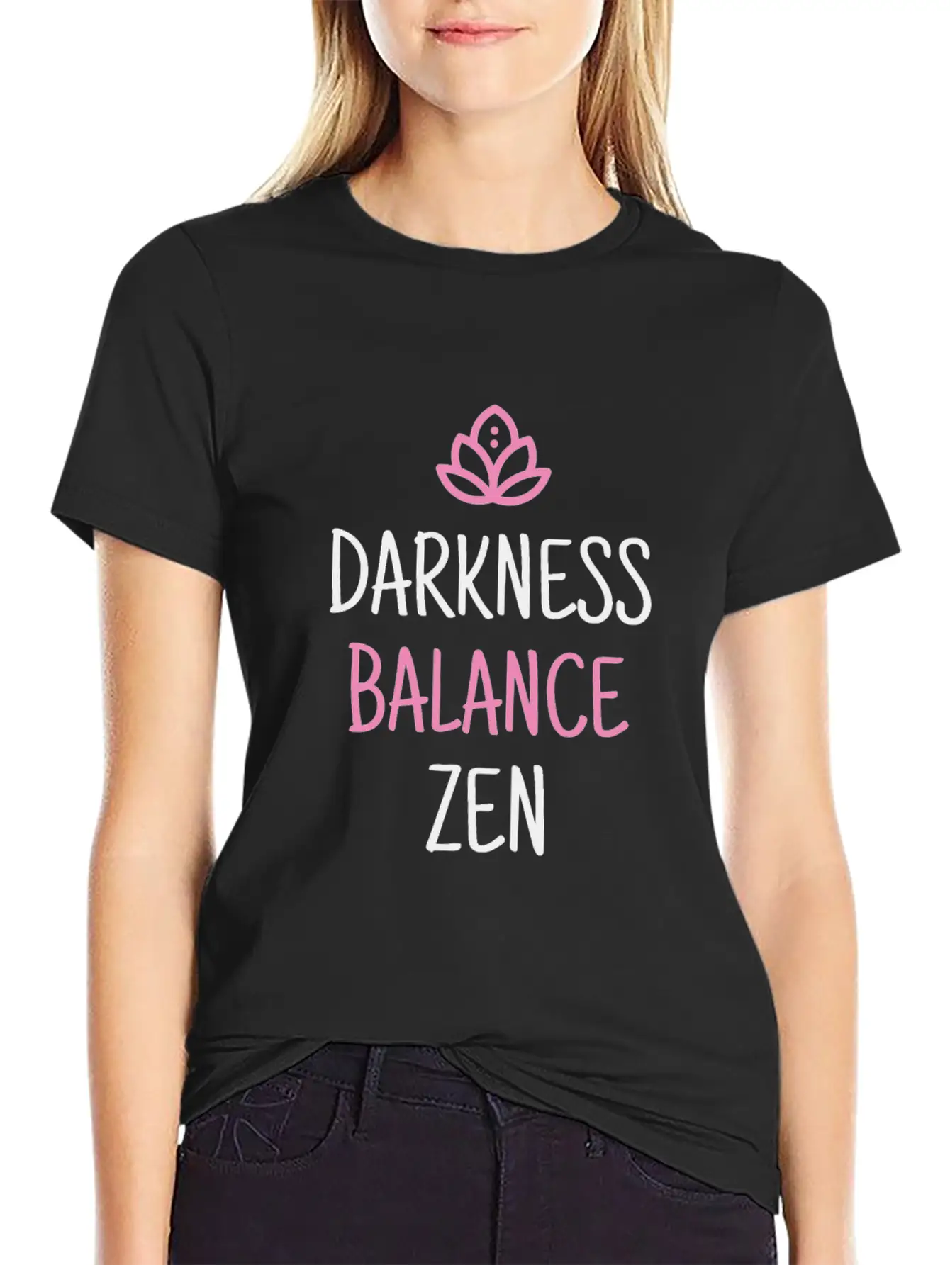 Ground Breathe Balance Aqua Yoga Unisex Casual T-Shirt – Clean Design For Daily Comfort